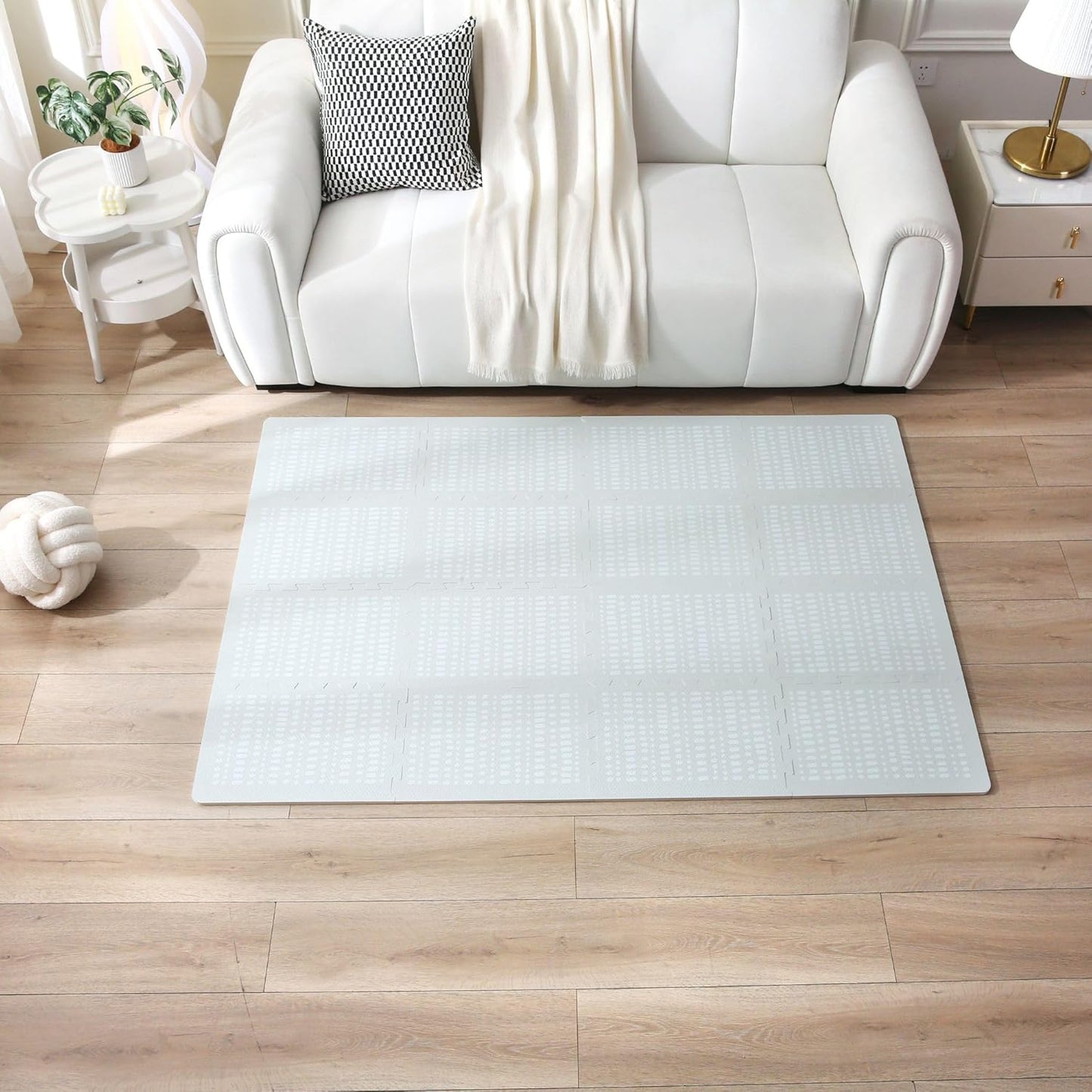 Baby Puzzlematte, Hygge Grau / 1,7x1,2m