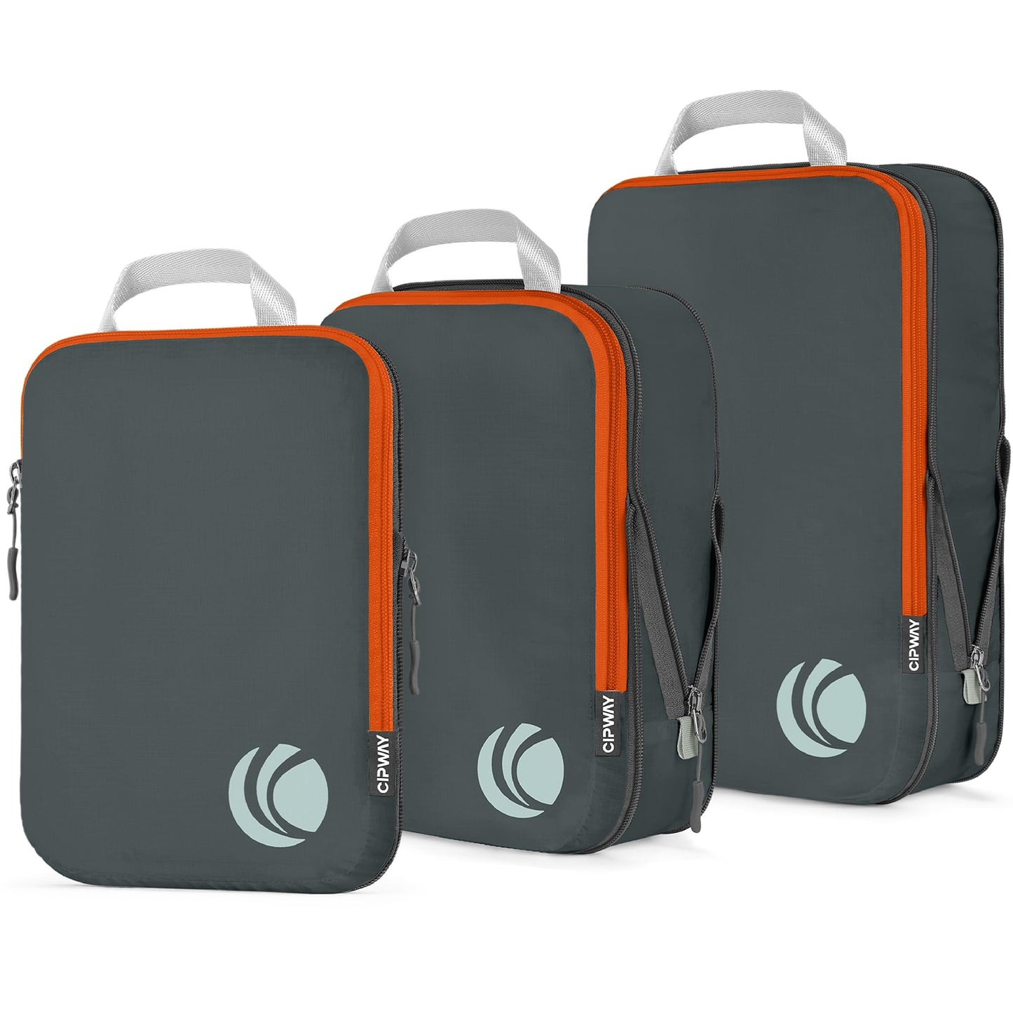 3er-Set Kompressions-Packwürfel, 3PCS Grey