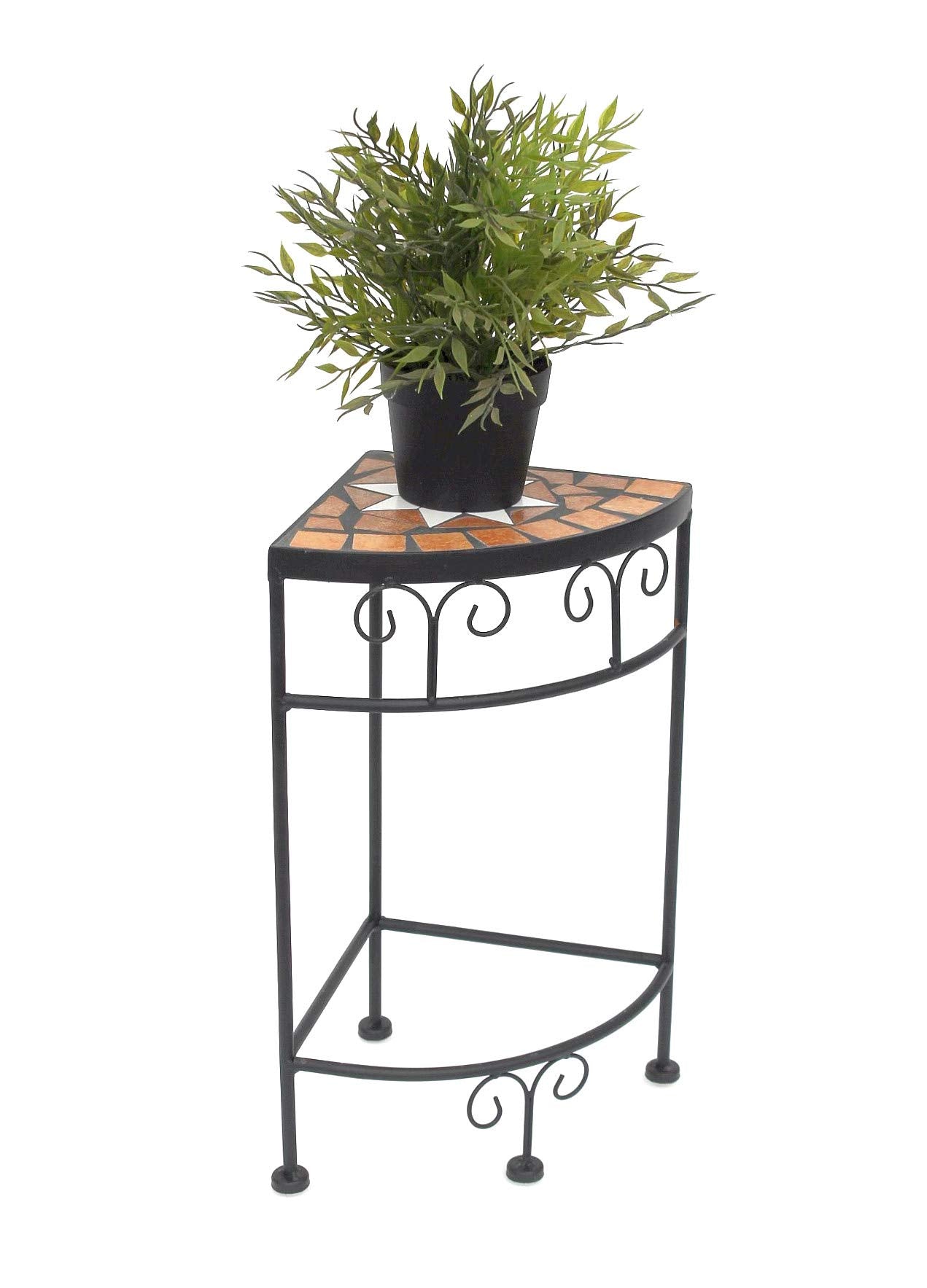 Eck-Blumenhocker Mosaik, Höhe 42 cm