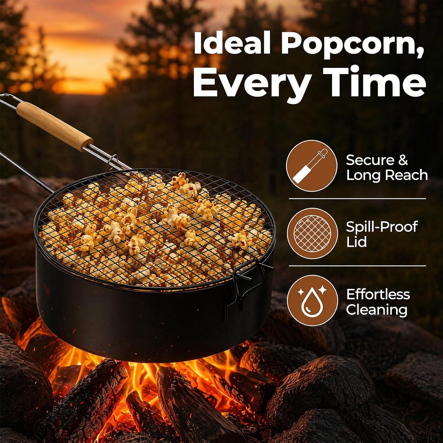 Popcornpfanne Outdoor