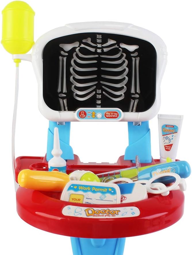 23-teiliges Arztkoffer Spielset mit Ton & Licht, 23 stk