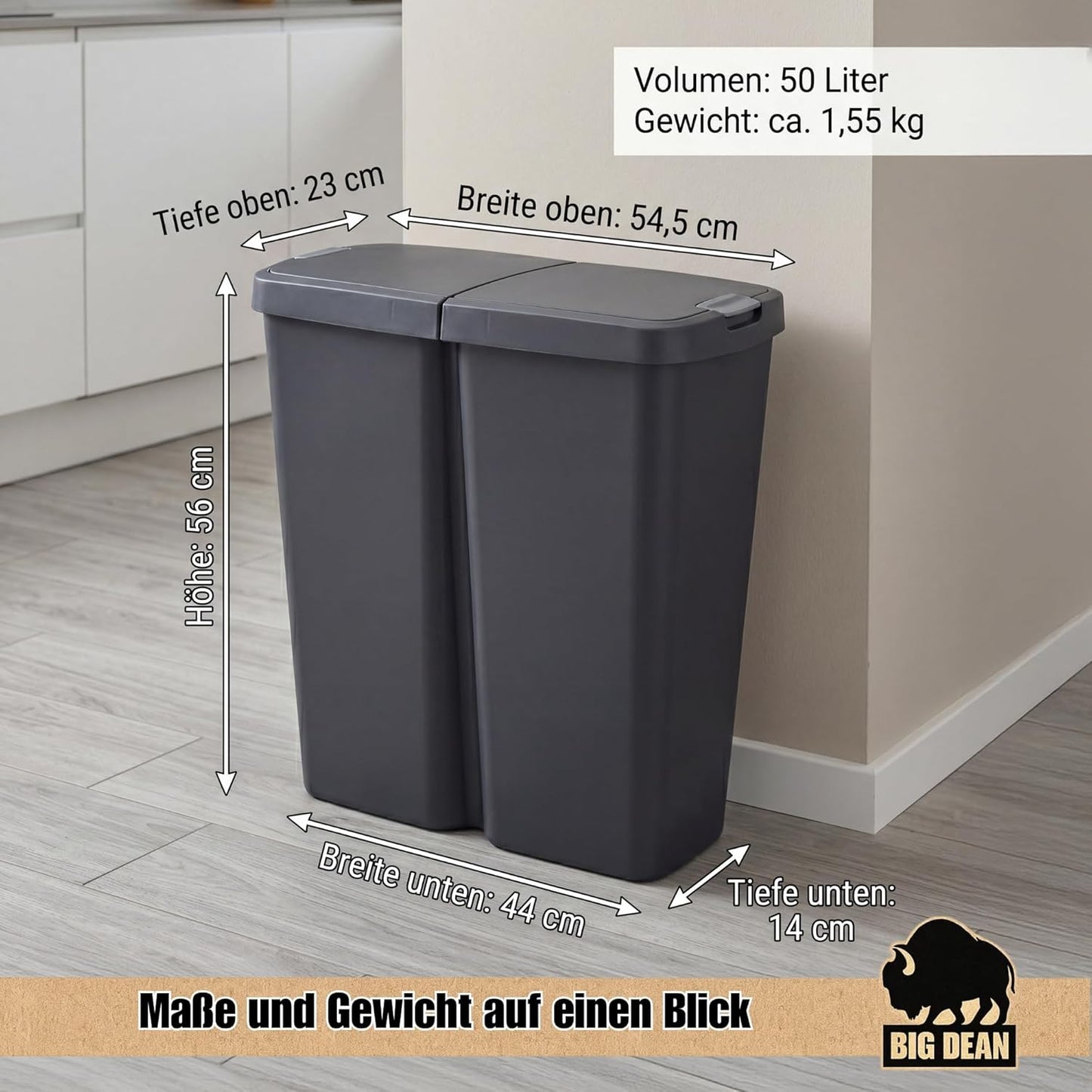 Duo Abfalleimer