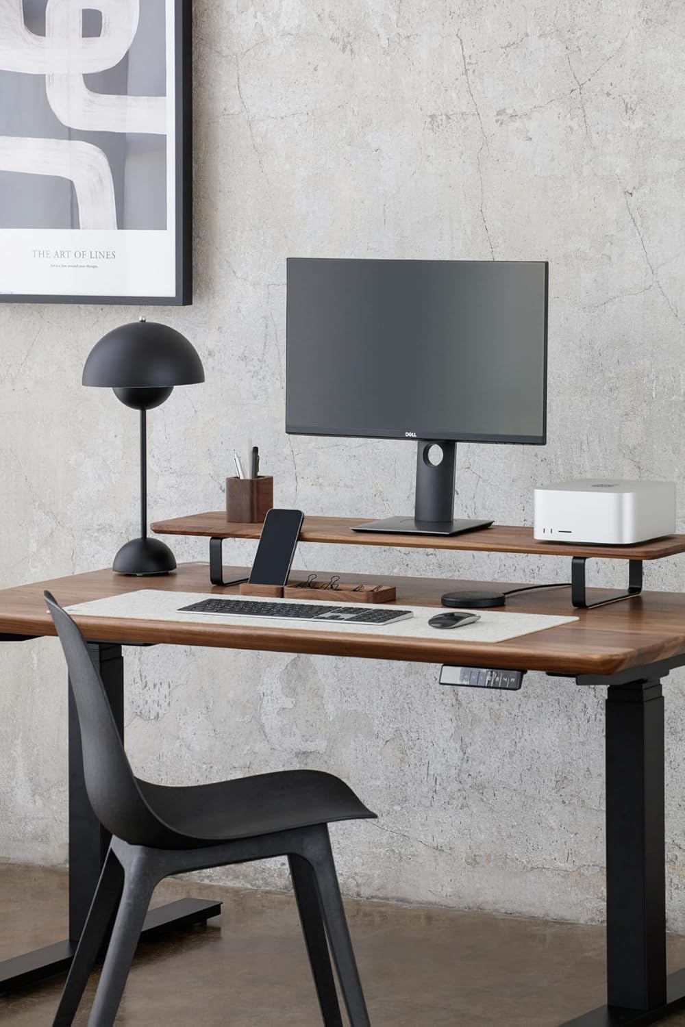 Monitorständer für 2 Monitore, Nut