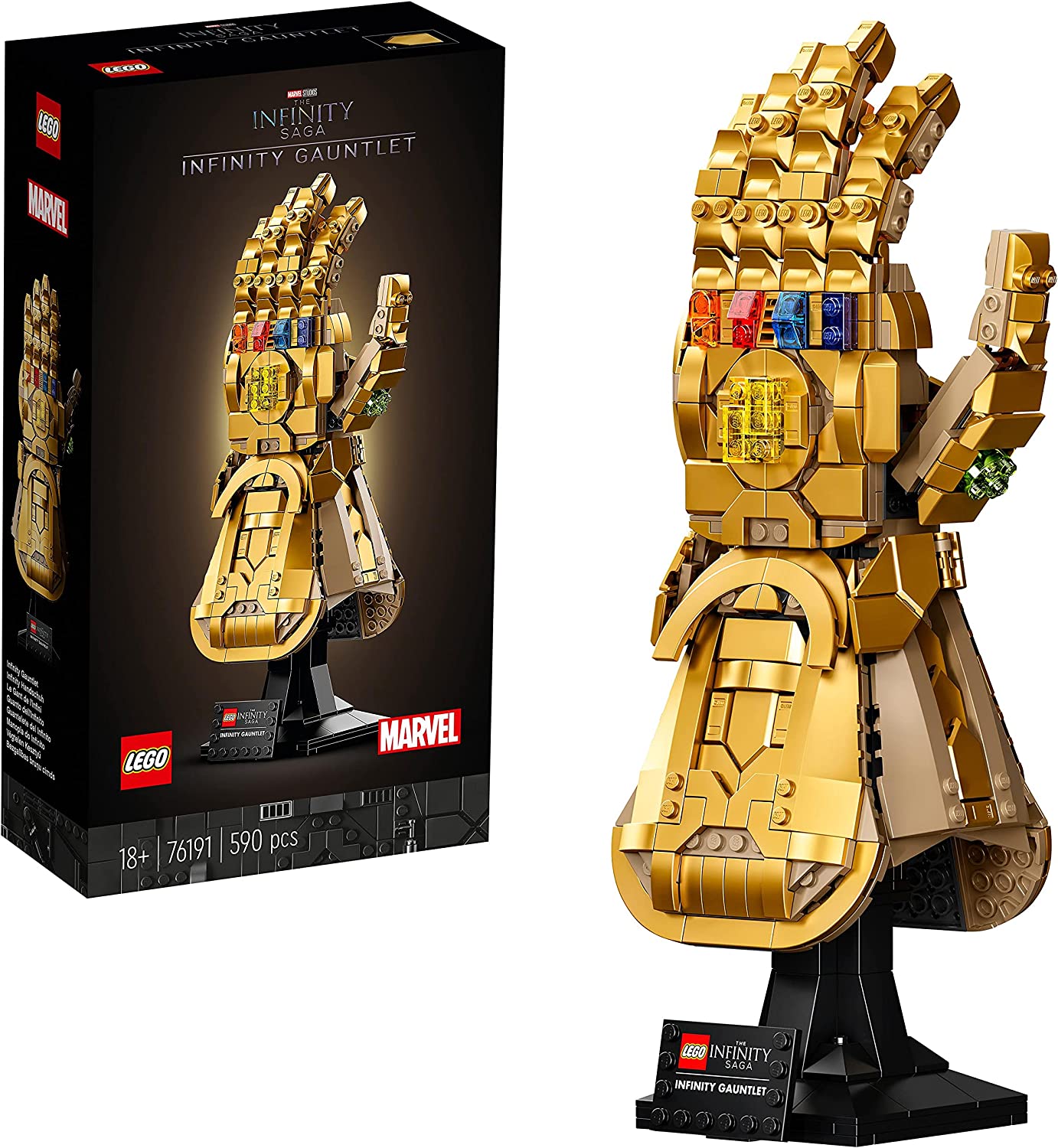 76191 Marvel Super Heroes Infinity Handschuh, Konstruktionsspielzeug, Einzeln