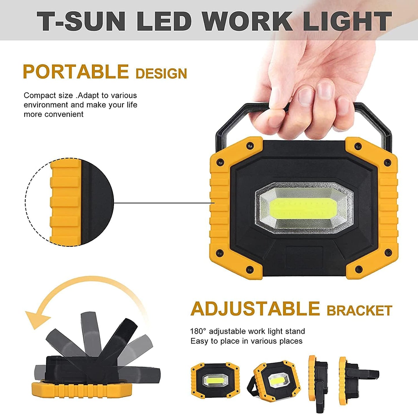 LED-Baustrahler ‎TS-F0110, 30w-2pack