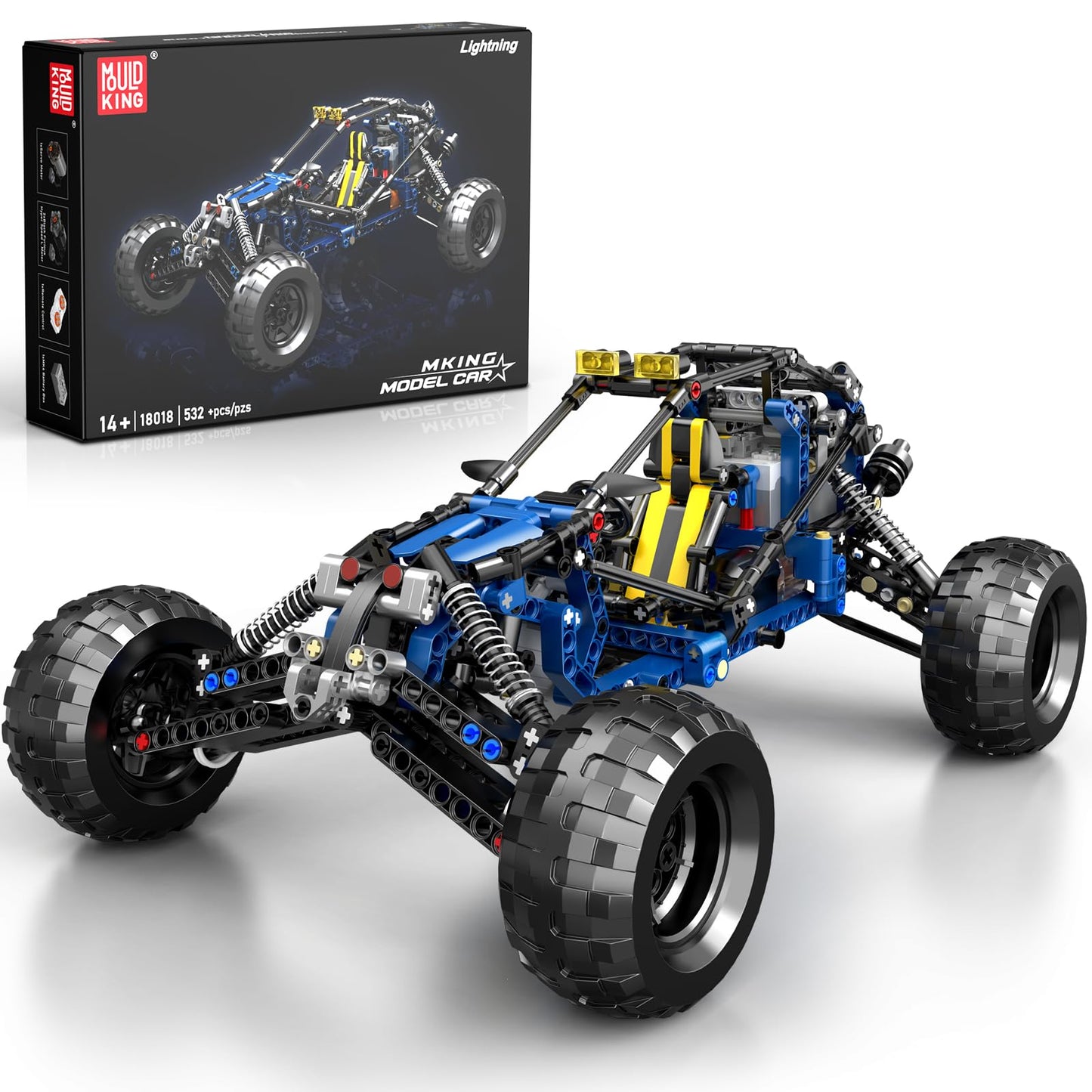 Technik Offroad-RC-Buggy-Bausatz, Blitz-Geländewagen