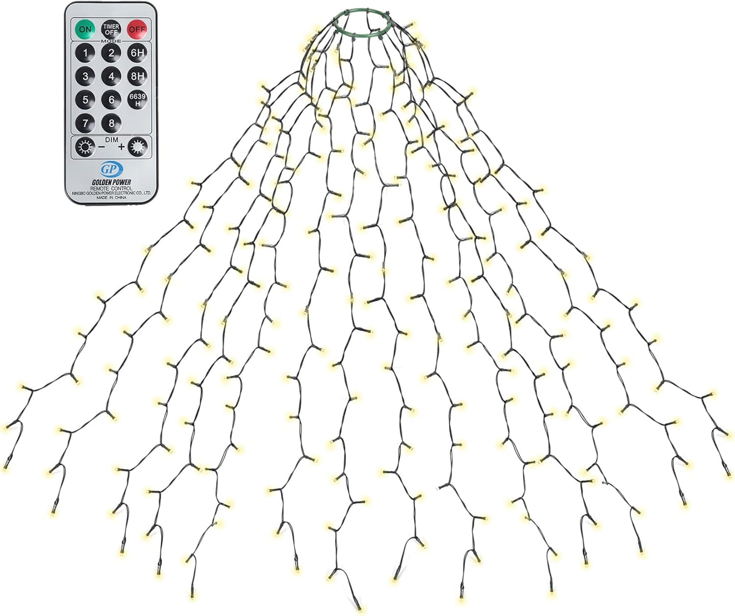 3m Christbaumbeleuchtung mit Fernbedienung, 3m 31V