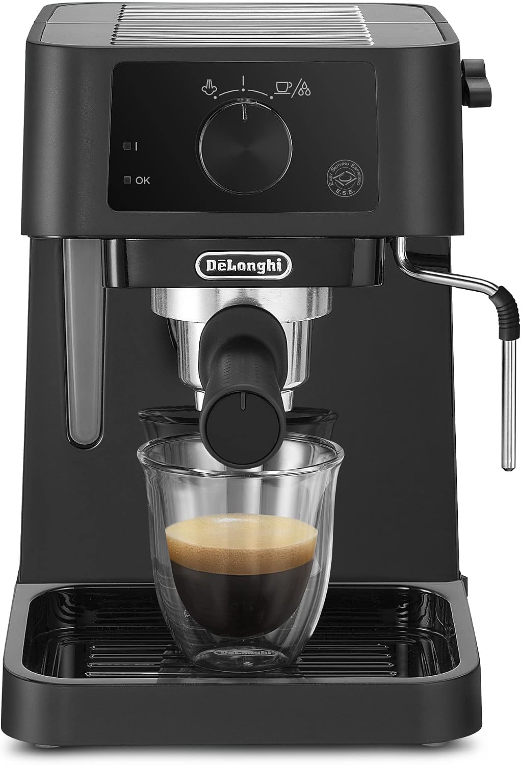 Espresso-Siebträgermaschine EC 235.BK, Espressomaschine Schwarz