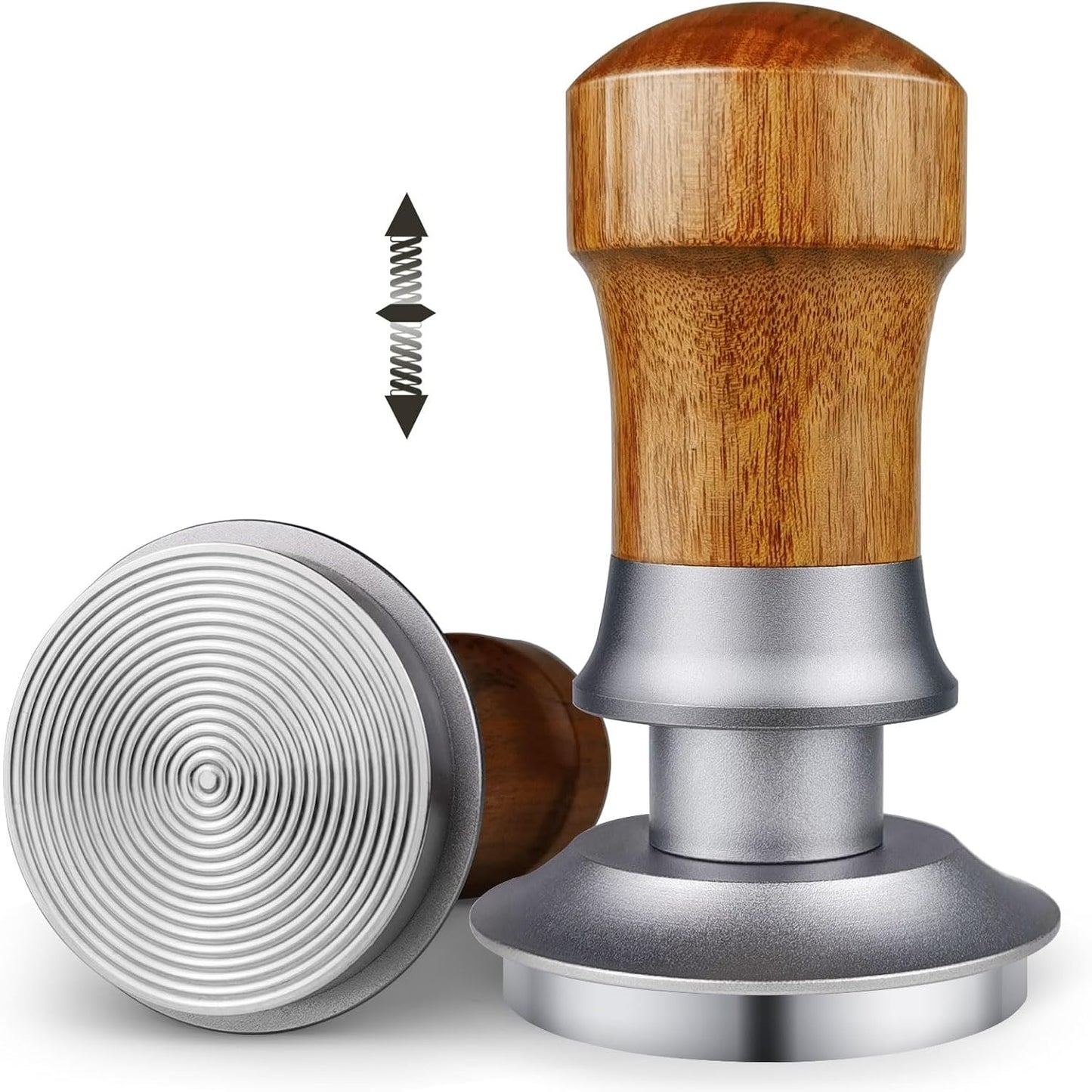Kalibrierter Espresso Tamper, Silber / 51mm