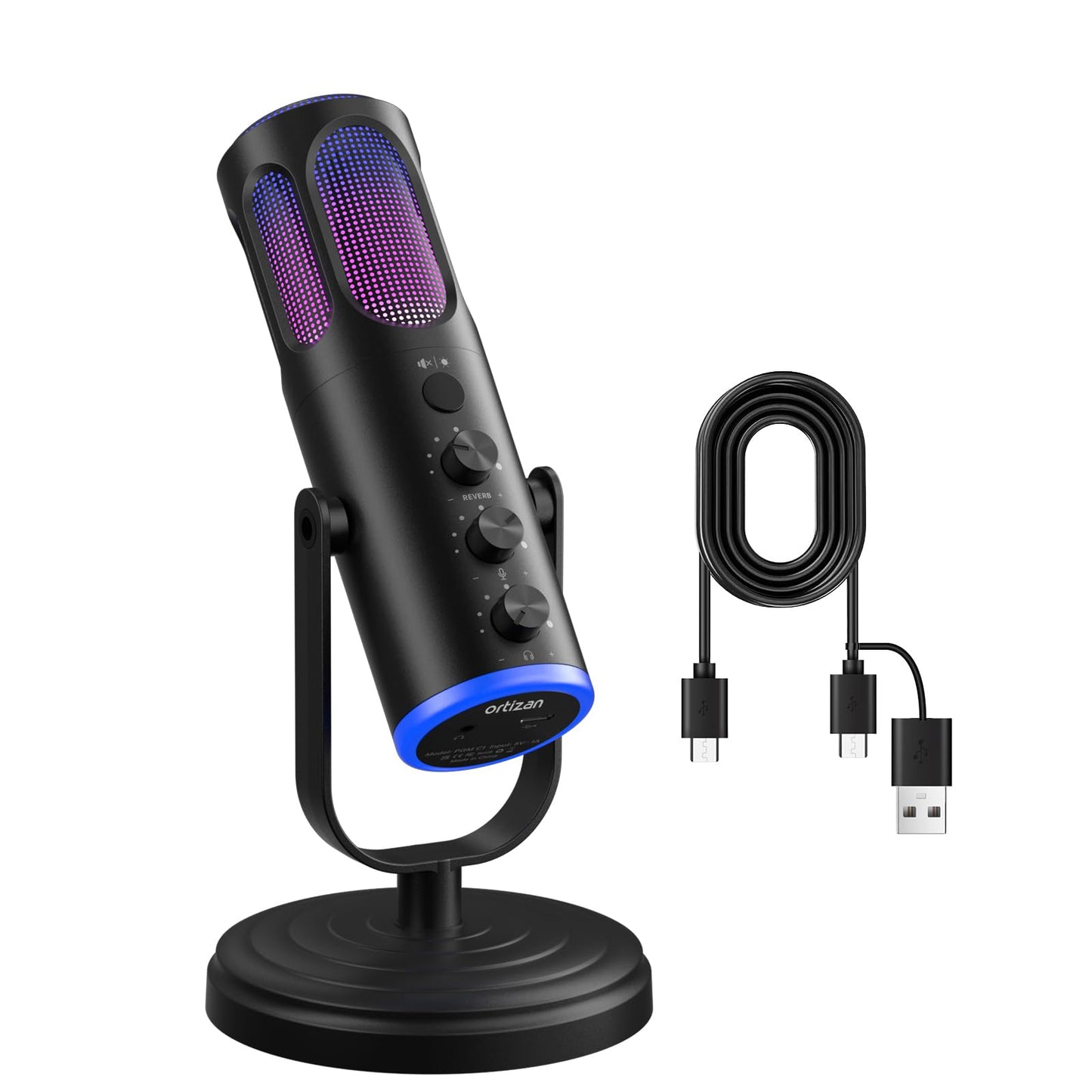 Kondensatormikrofon mit RGB & Geräuschunterdrückung