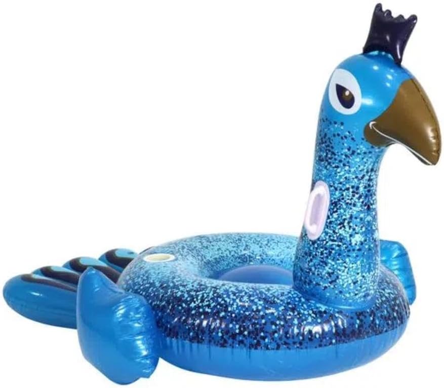 Aufblasbarer Pfau, Blau