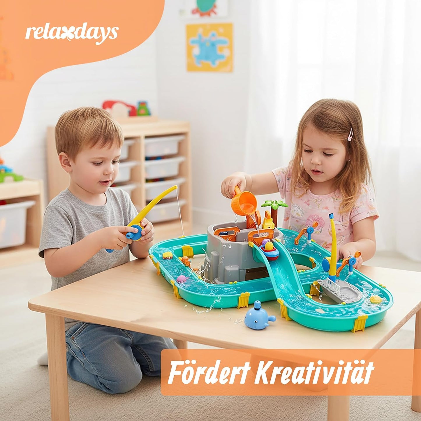 Wasserspielbahn für Kinder