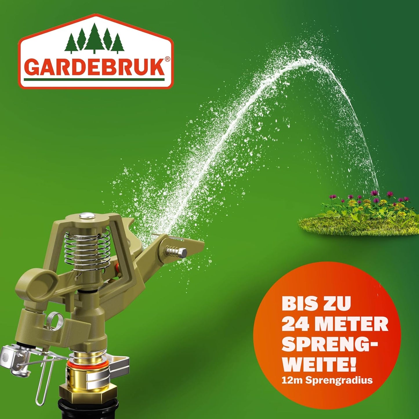 Sprinkler, Set mit Stativ