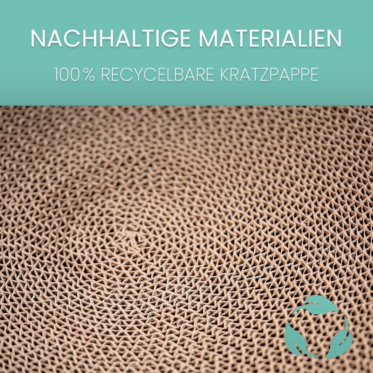 Kratzmöbel Zylinder mit wechselbarem Inlay, Bamboo