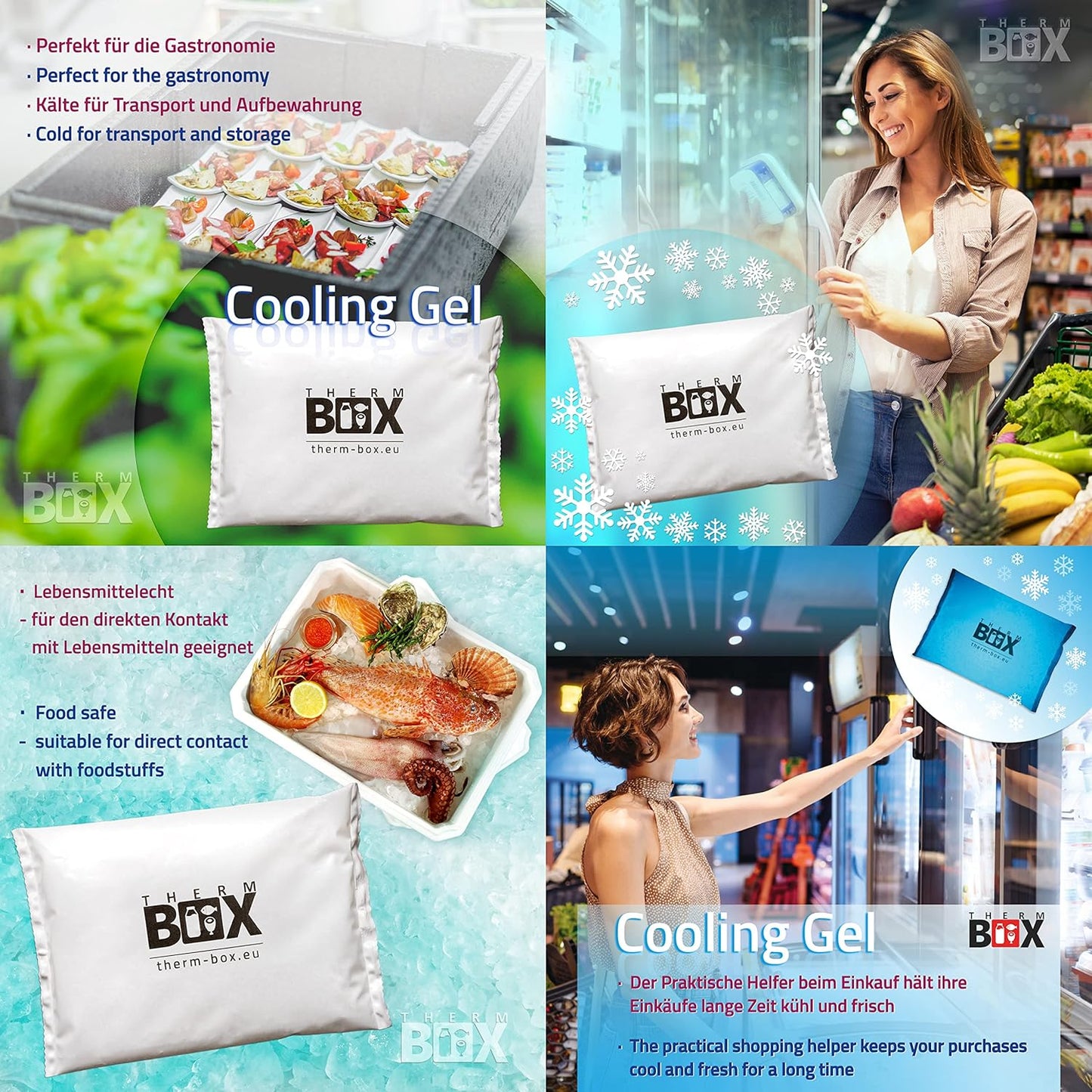 Thermobehälter mit Kühlakkus, 12L - 2xKühlakku
