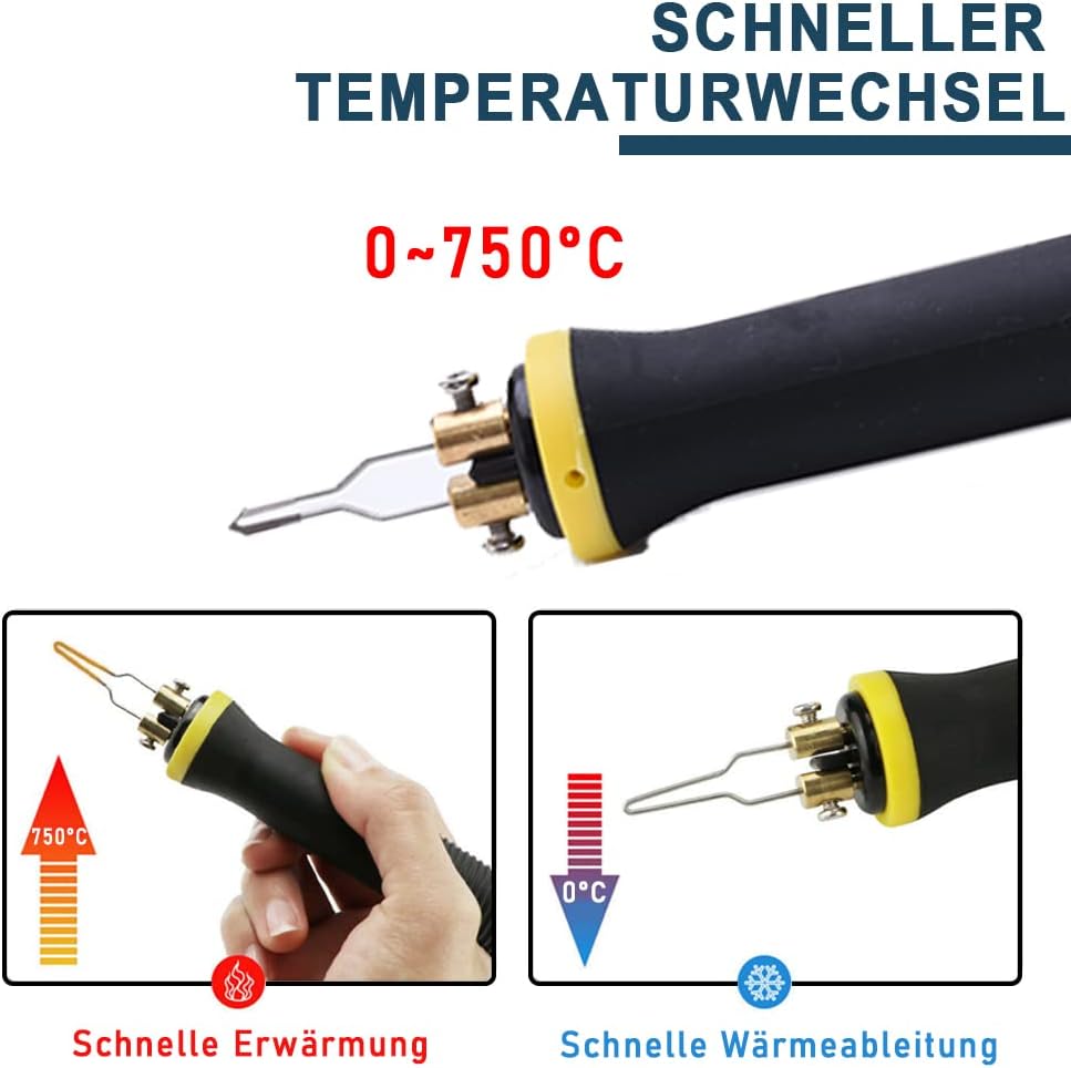Brandmalerei-Set LH40, 23-tlg Brandmalstation