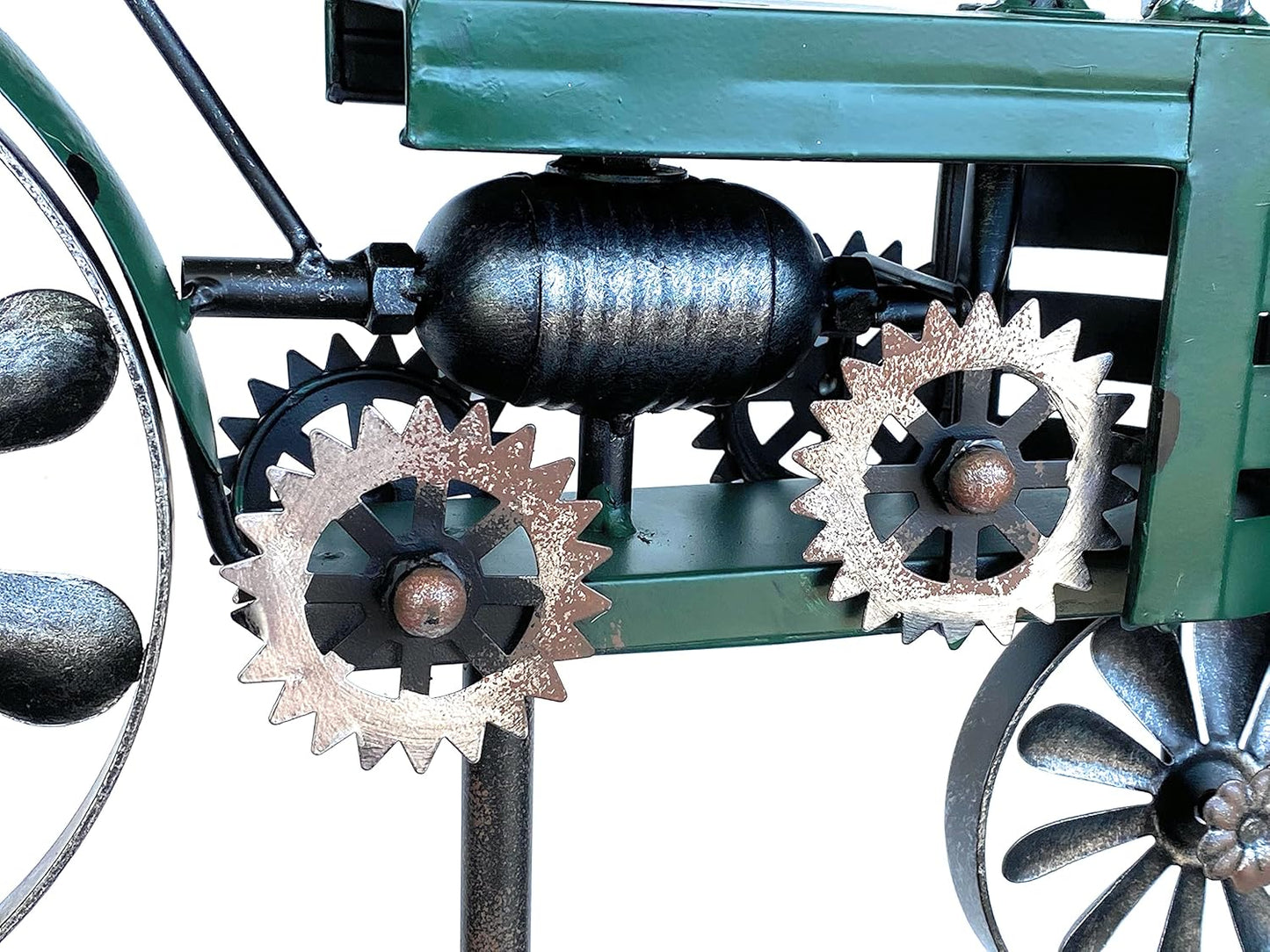 Gartenstecker Traktor XL mit Windspiel