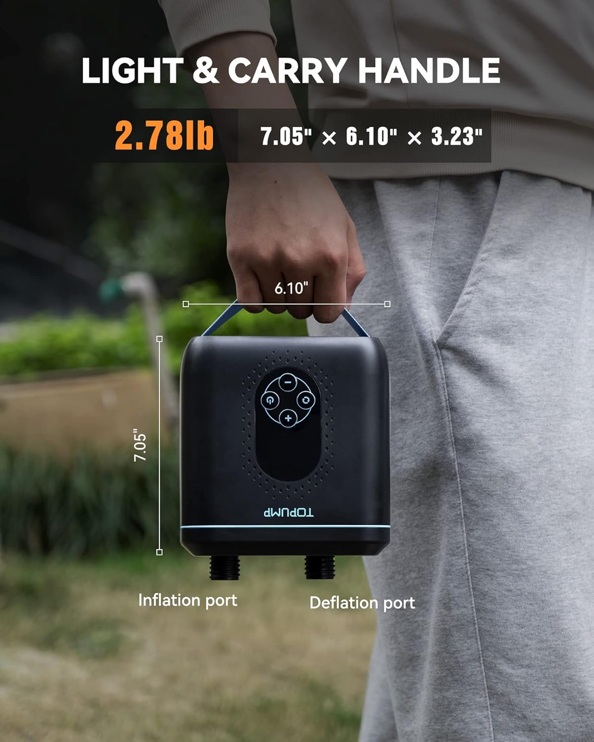 Elektrische SUP-Pumpe TPS260, Blau