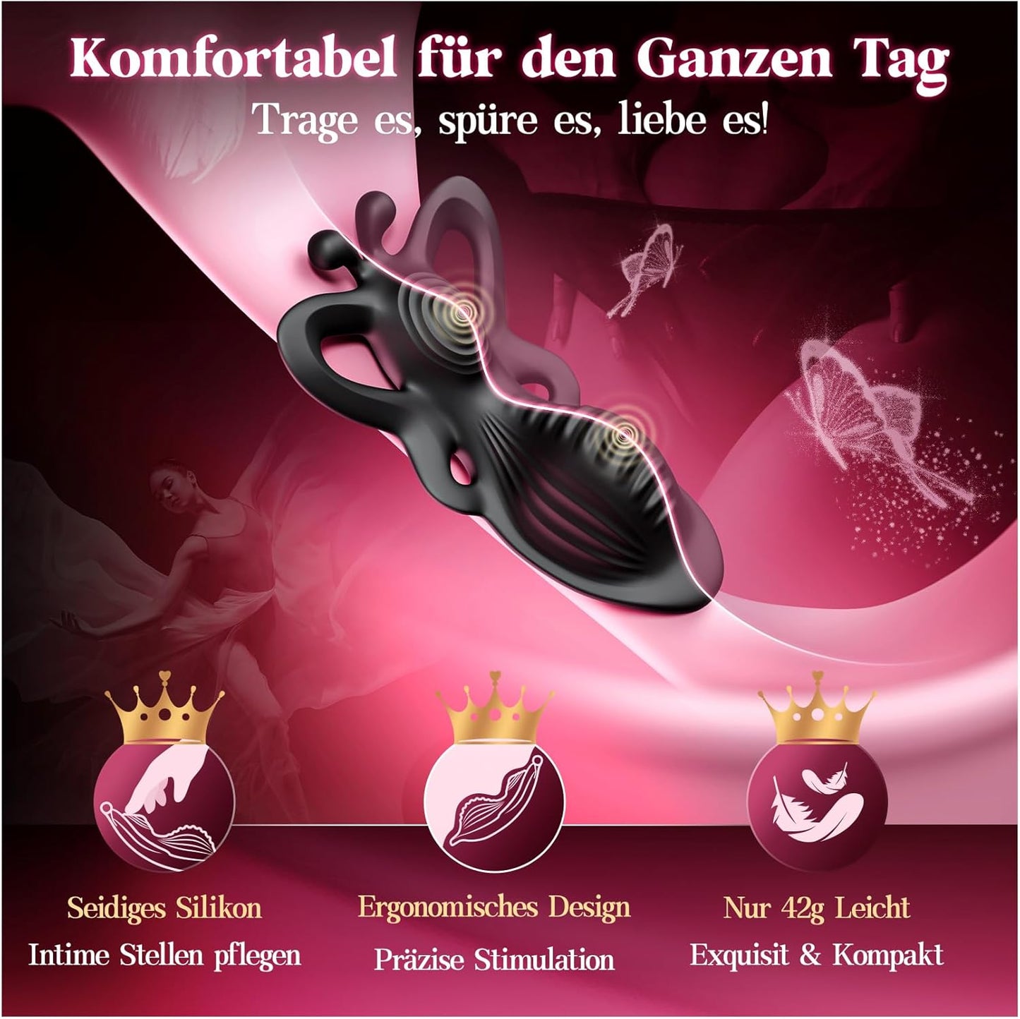Vibratoren-Set mit App-Steuerung und 9 Modi