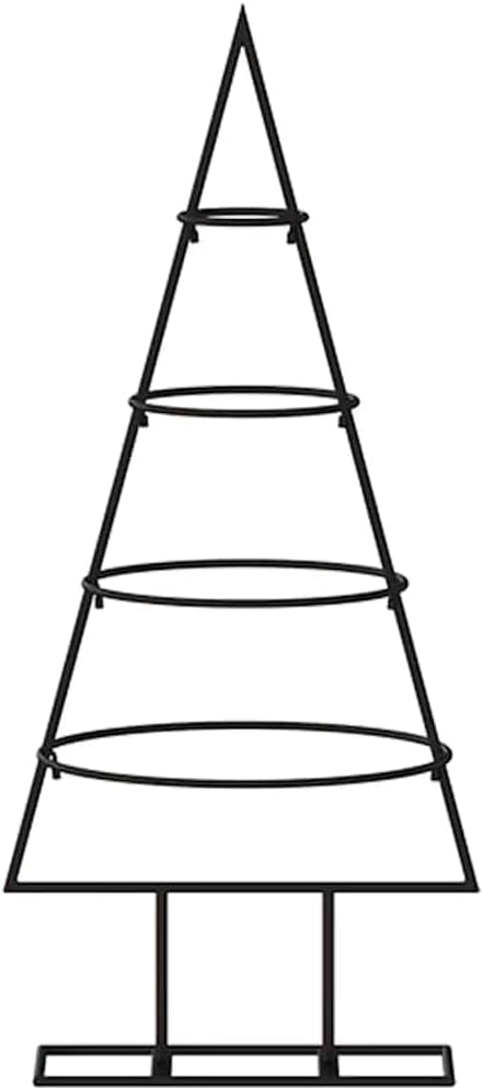 Metall-Weihnachtsbaum mit Ständer, 60 cm
