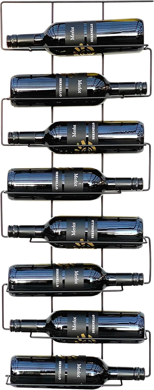 Weinregal für die Wandmontage