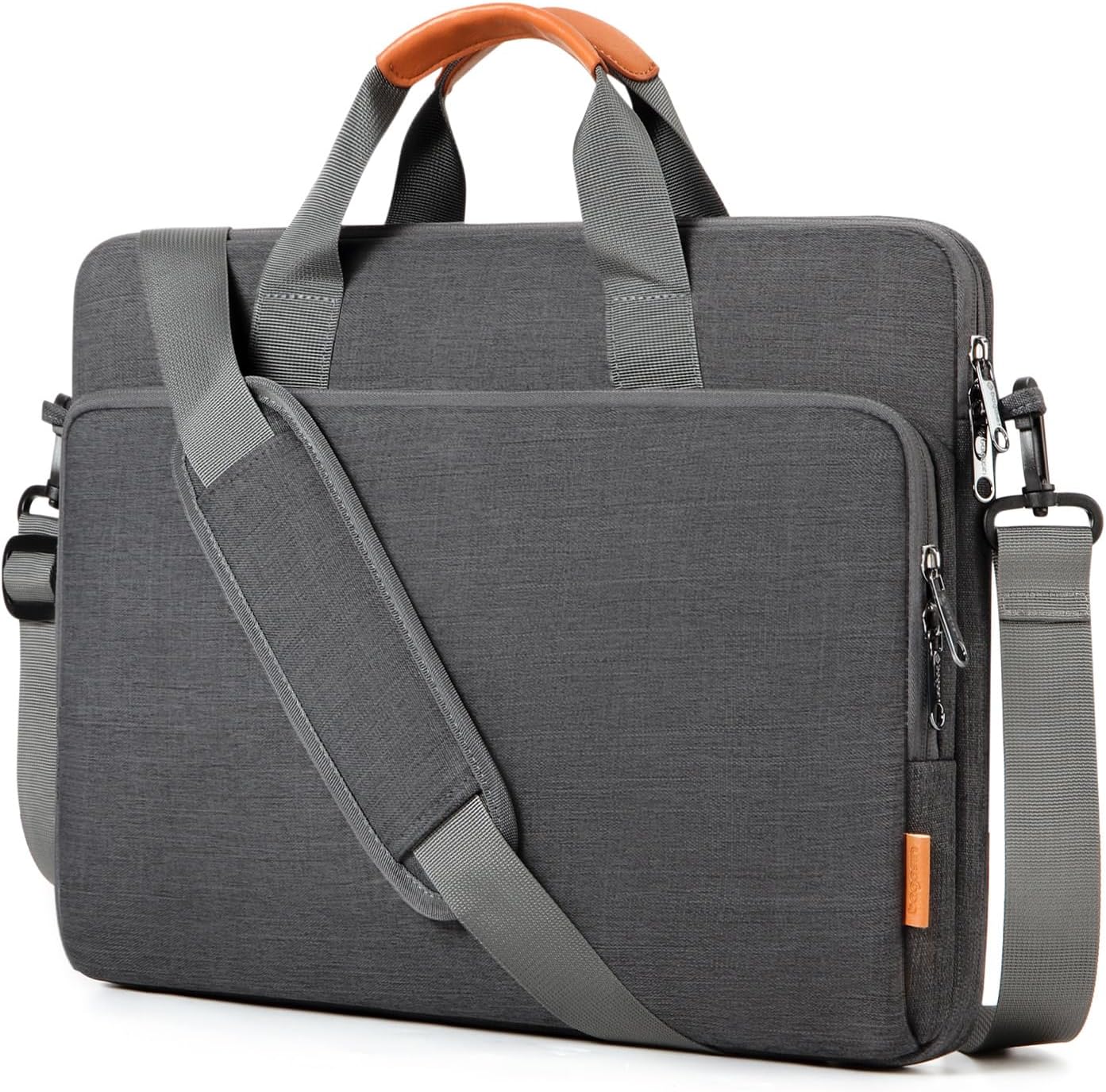 Laptoptasche, 17.3 Laptop-Computer-Aktentaschen Dunkelgrau