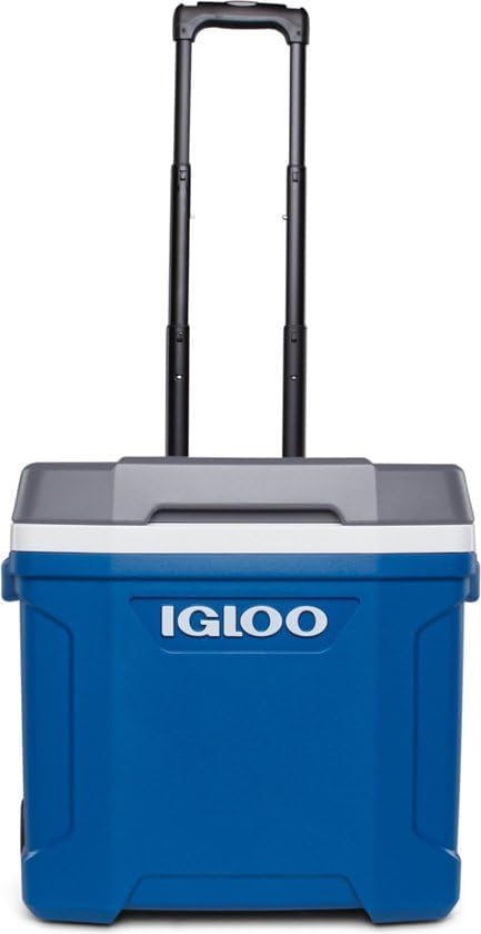 Latitude - Outdoor-Kühlbox mit Rollen (28L), 30 Roller - 28L Blau