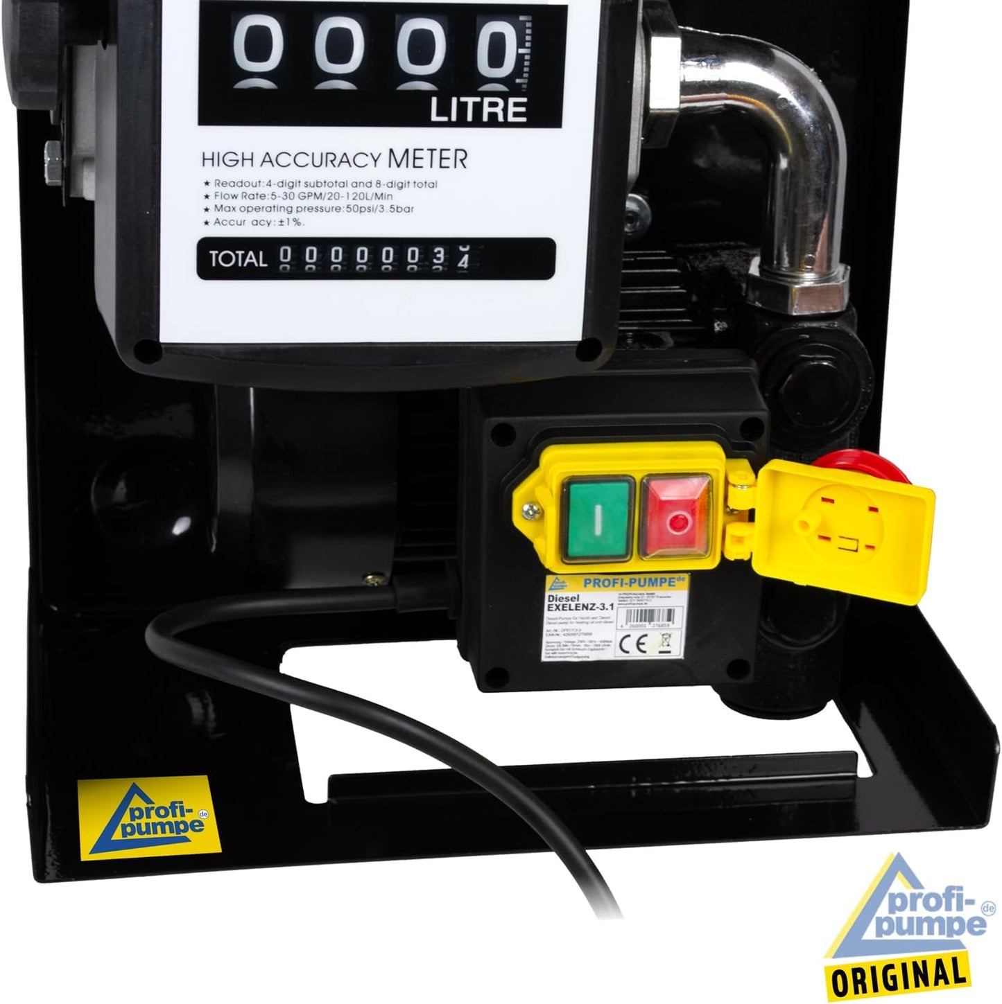 Elektrische Dieselpumpe mit Zapfpistole, Set Exelenz-3.1 - 230v