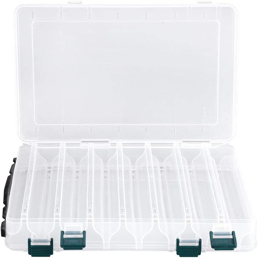 Doppelseitige Köderbox mit 14 Slots, 14 Slots