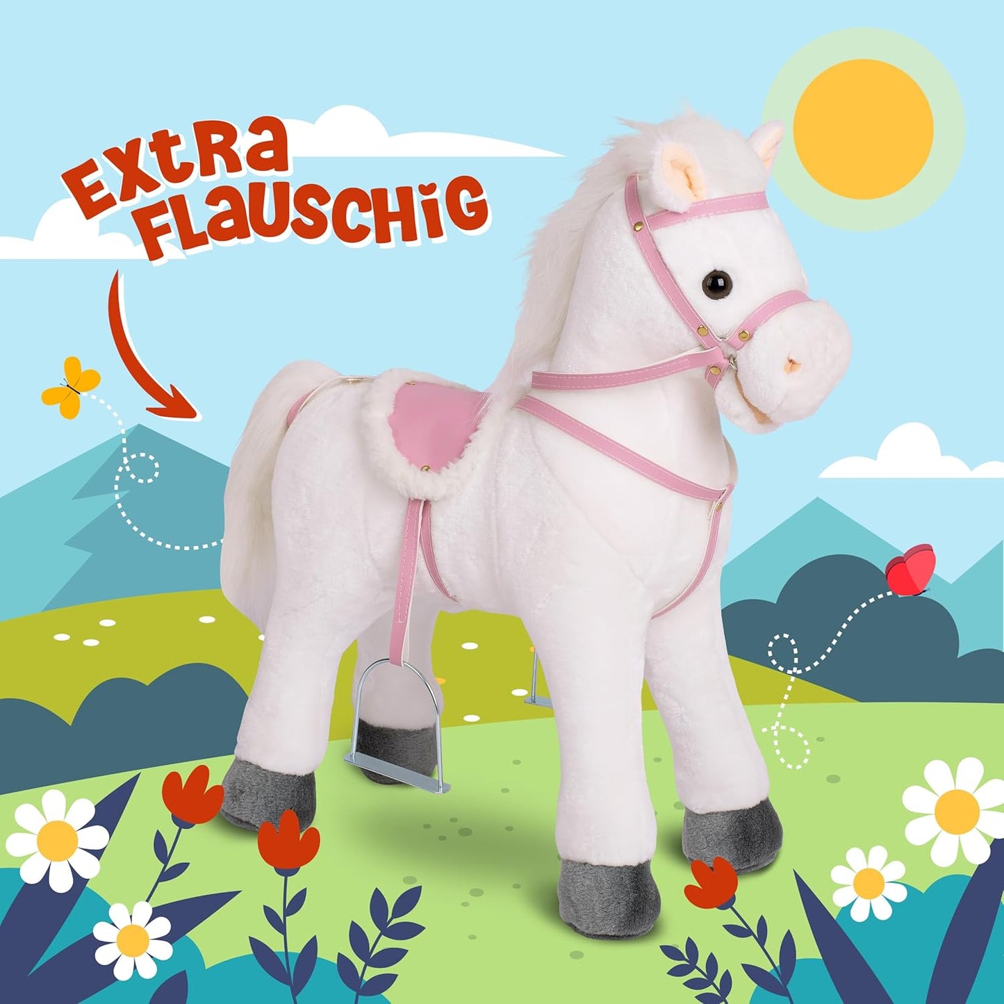 Stehpferd Luna mit Sound, Luna