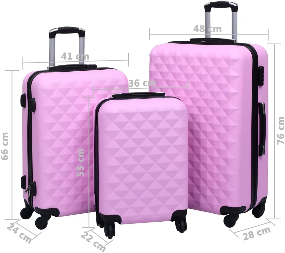 Reisekoffer Set, Rosa