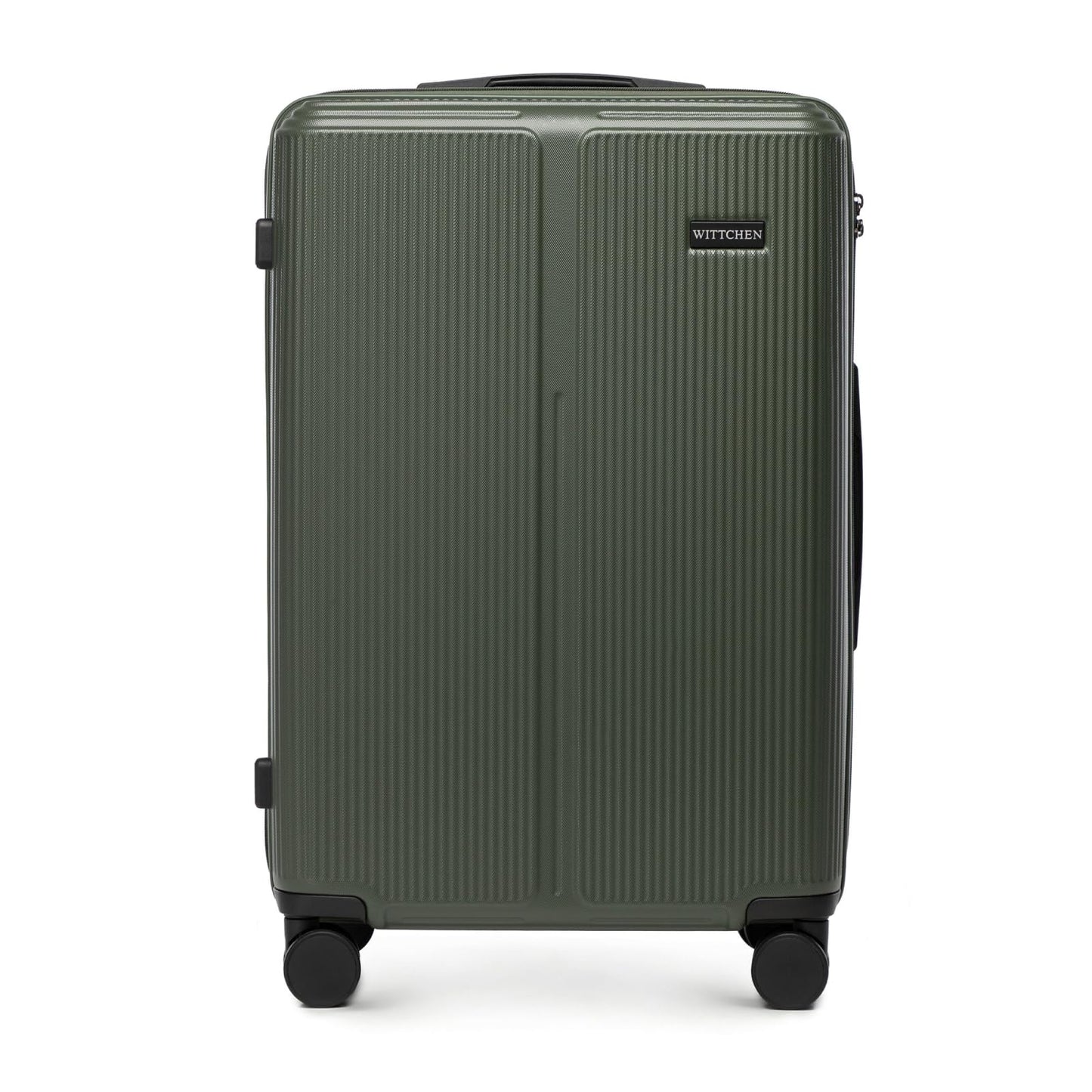 Mittelgrosser Hartschalenkoffer 67,5 cm mit Zahlenschloss, Khaki Mittlerer Koffer - L