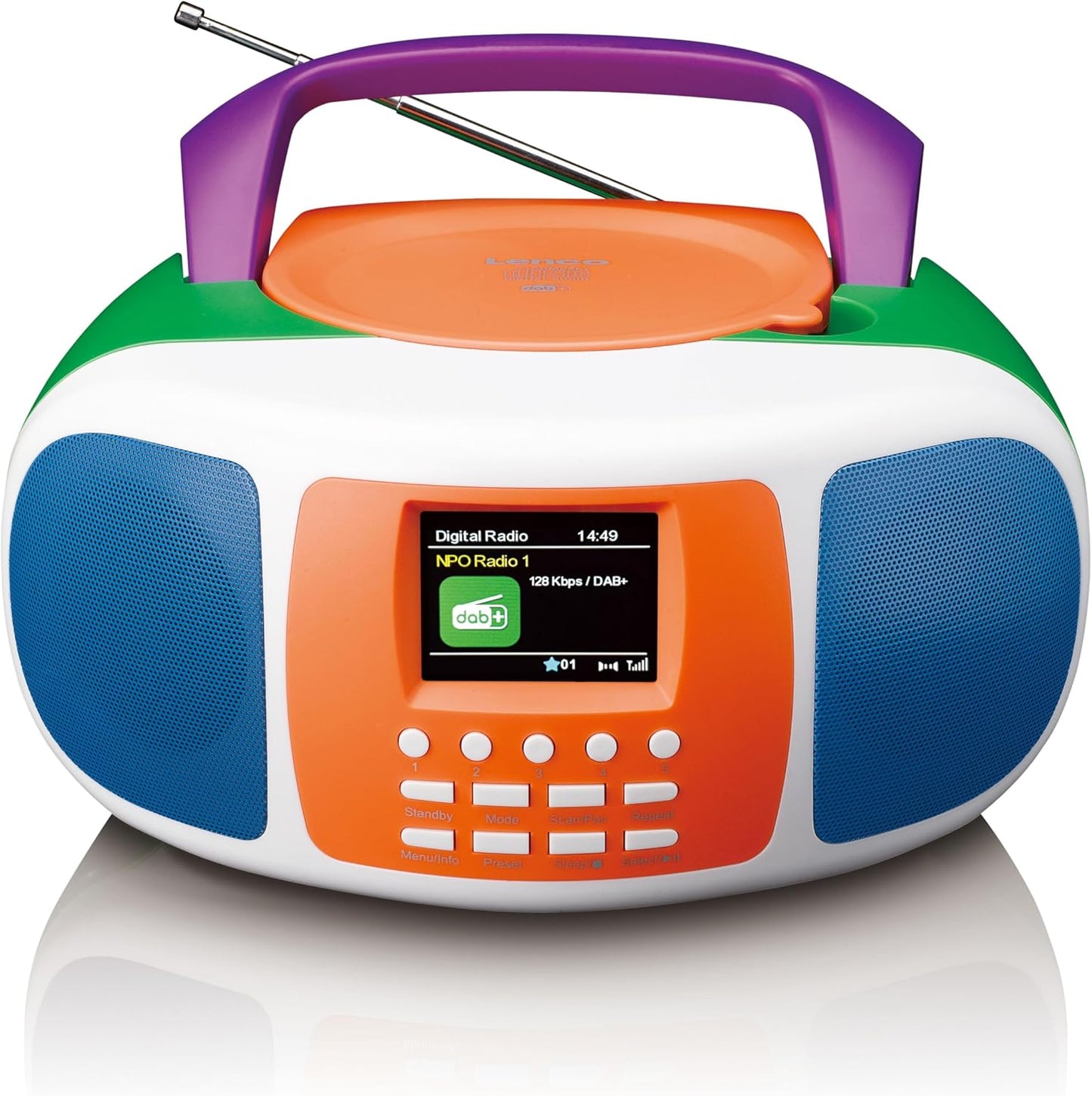 Tragbares Kinder-Radio mit CD-Player & Bluetooth