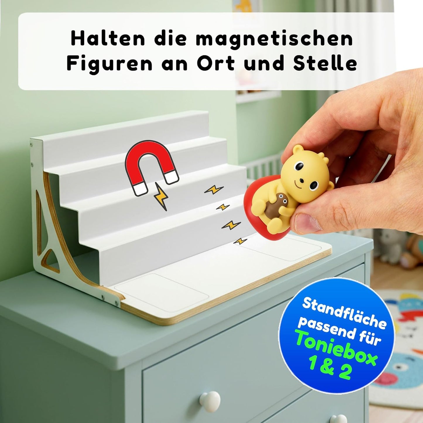 Regal für Toniebox 1 und 2 Kallax, Boxplus