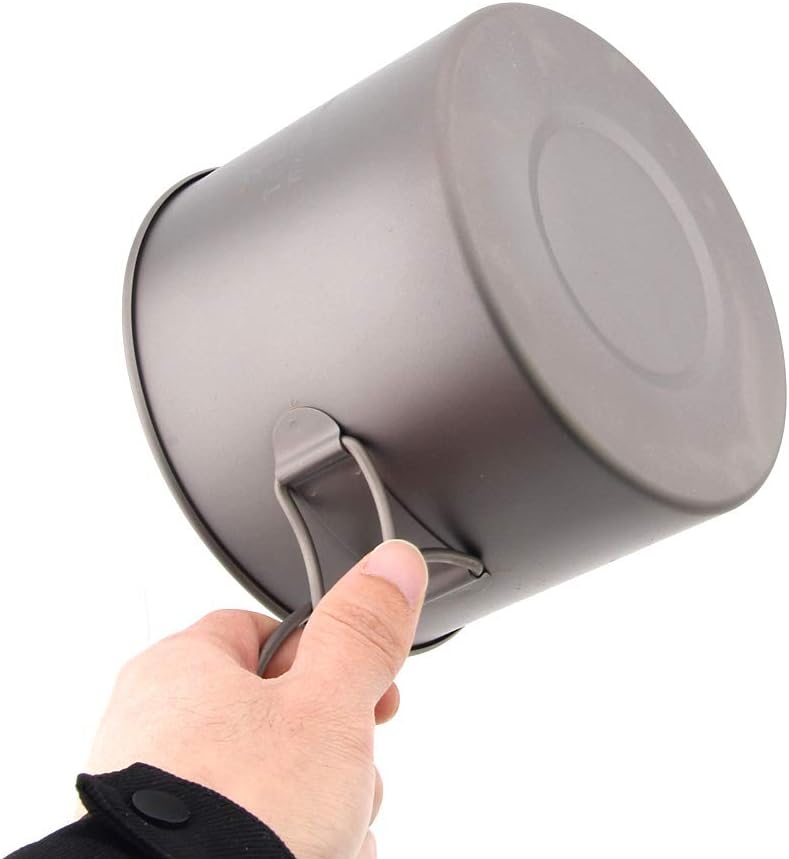 Ultraleichter Titan-Topf mit Deckel, 1300ml