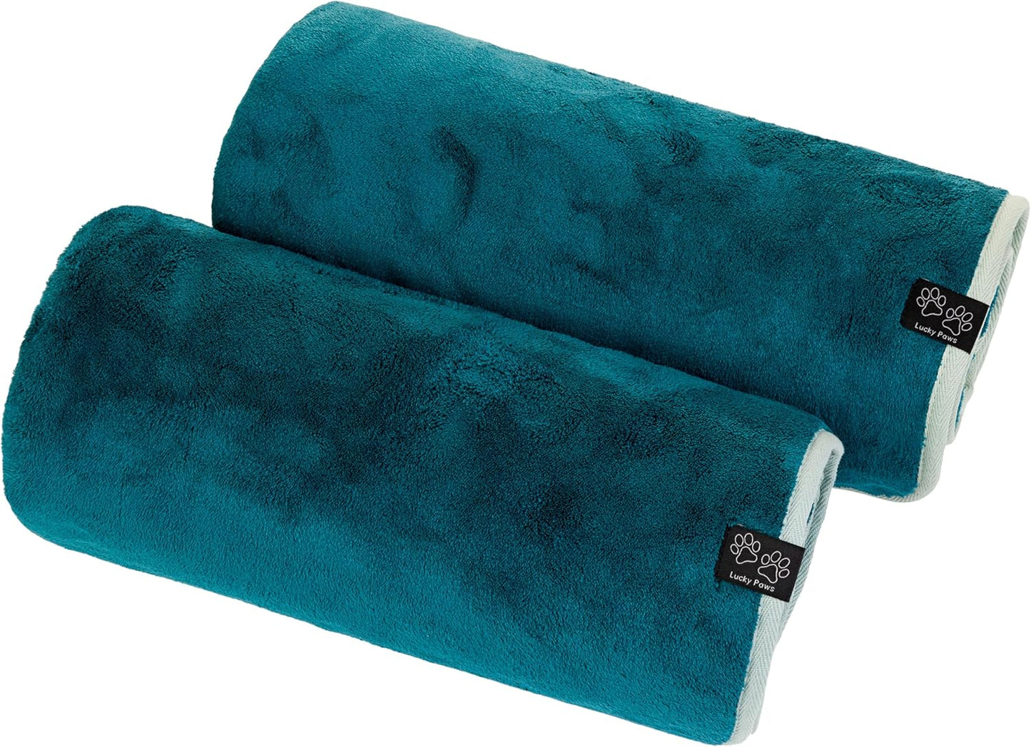 2er-Pack Hundehandtücher, Pack of 2 Teal