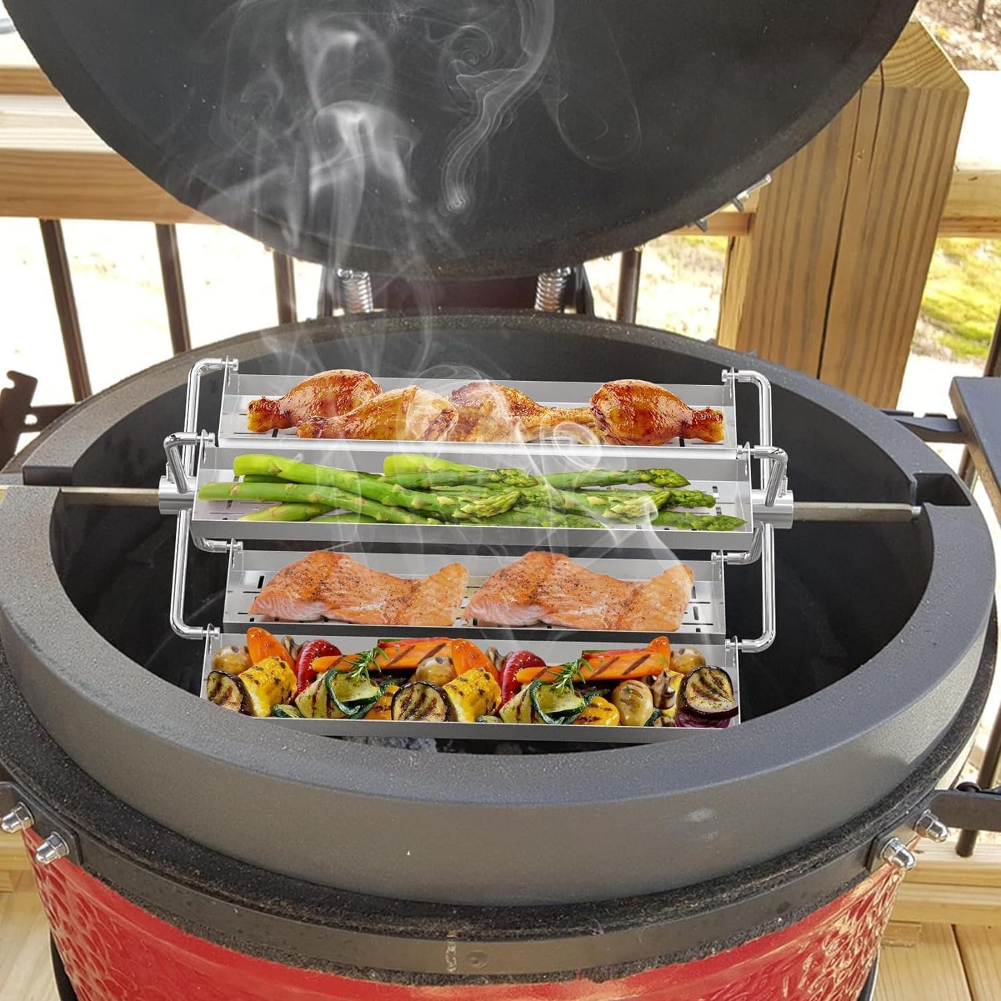 Grillrondell für Drehspiesse