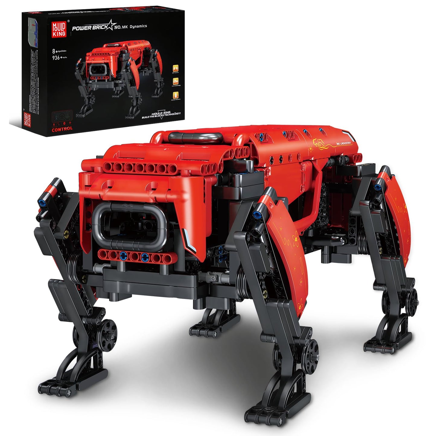 Ferngesteuerter Roboter-Hund, Beige