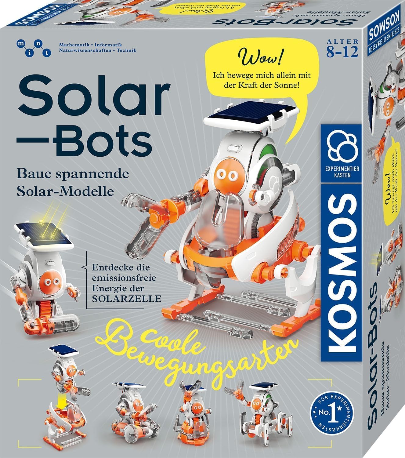 Solar Bots Bausatz (8 Modelle) für Kinder ab 8 Jahren, Solar Bots