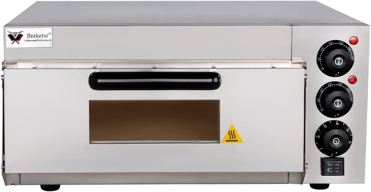 Profi Pizzaofen BPO33-1 mit Schamottstein, 400x400 Mm Backfläche