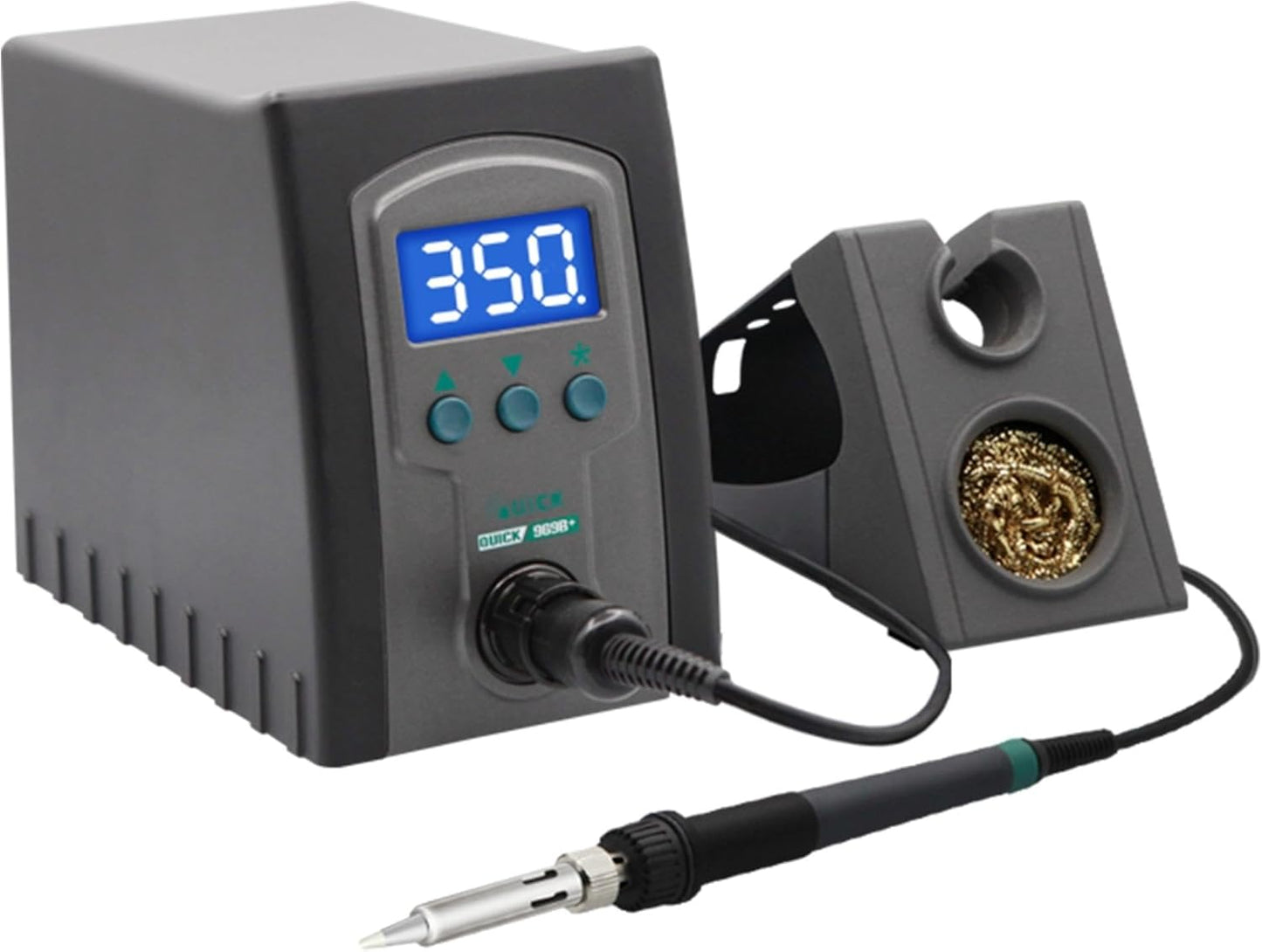 Digitale Handlötstation 969B+, QUICK 969B+ digital 70W Mit Zubehör-set