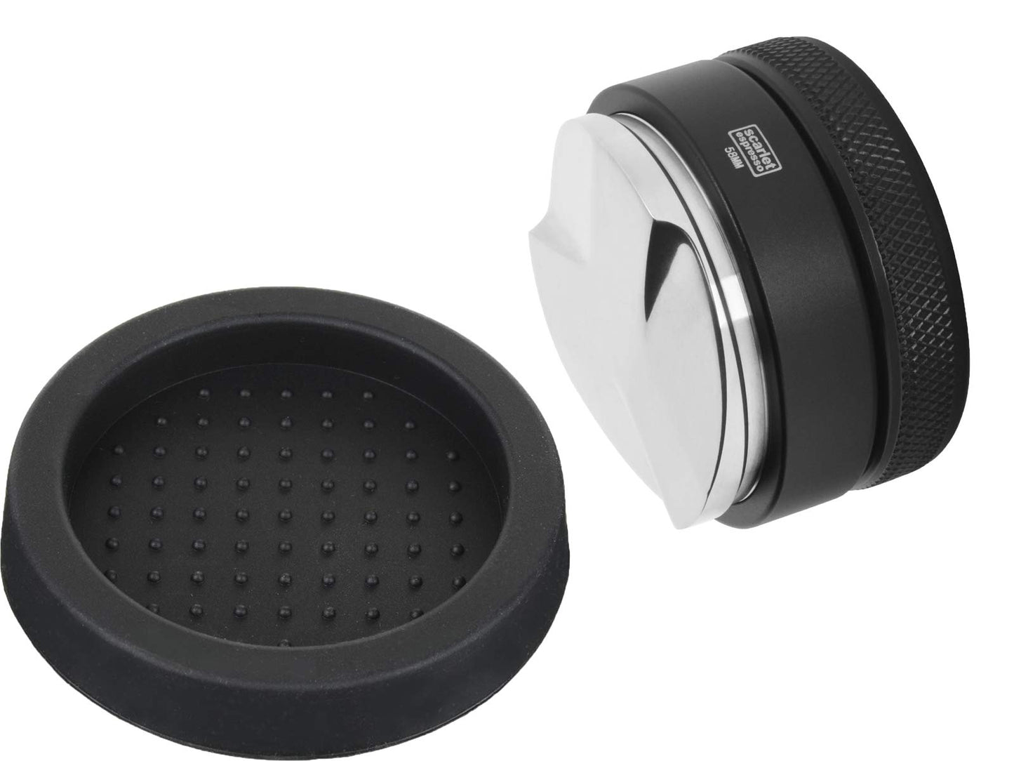 Distributor Grande Tre, 53 mm mit Tamperablage, Set (53 mm + Tamperablage) Schwarz