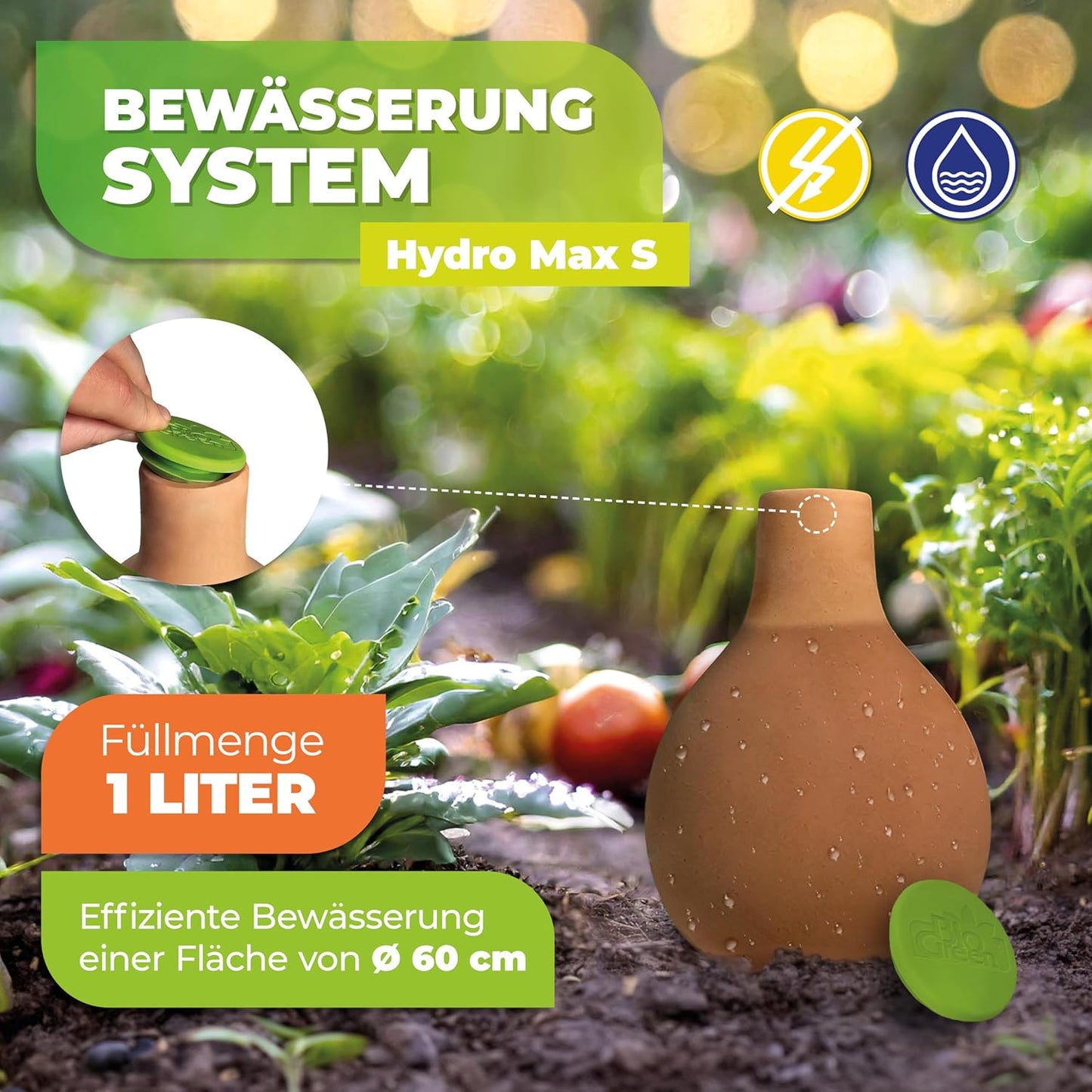 Olla Pflanzenbewässerung Hydro Max S, S - 1L