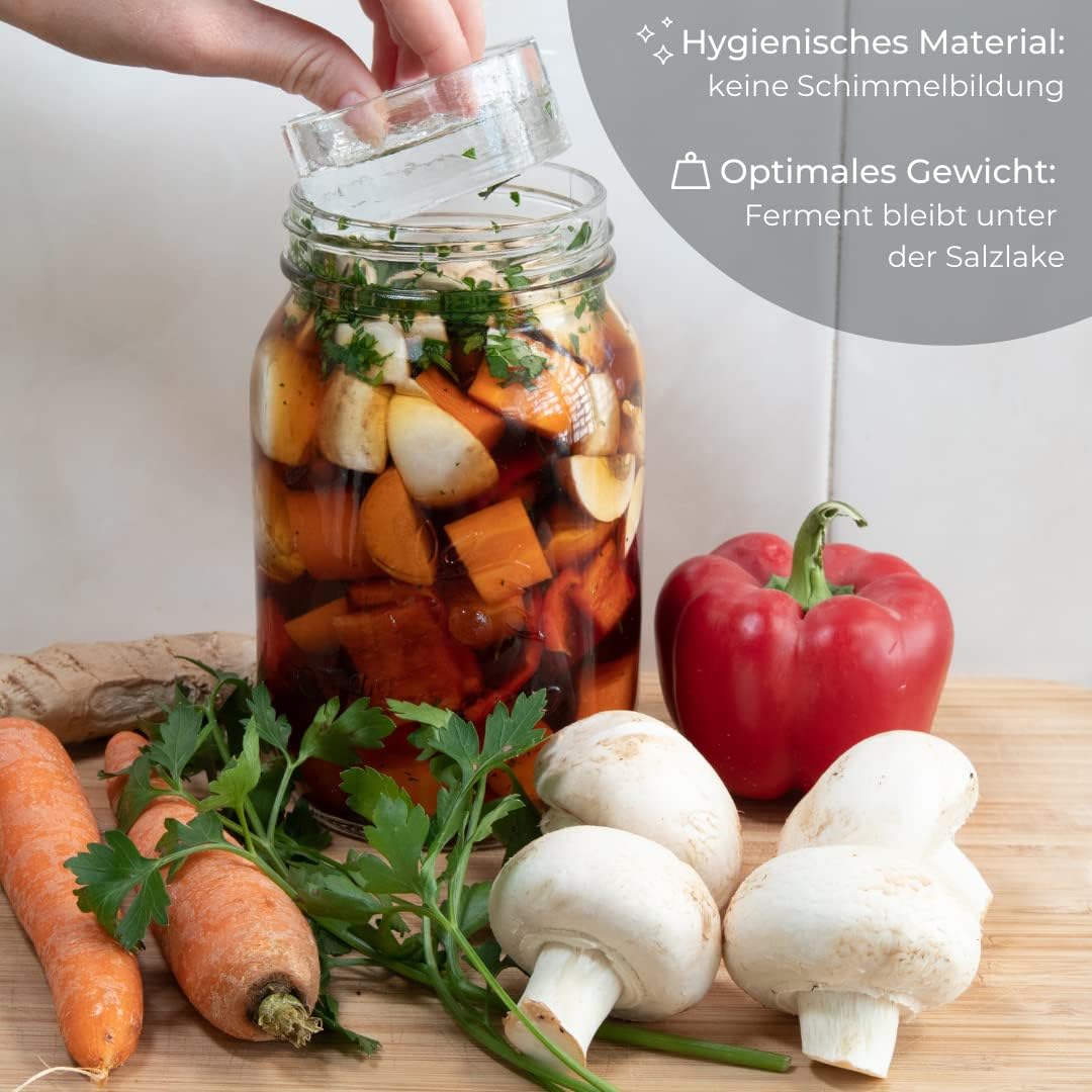 Fermentierglas-Set, Gläser