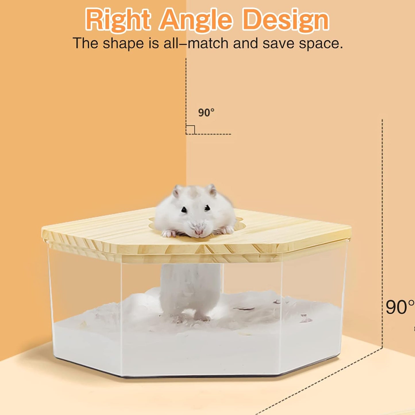 Hamster Sandbad-Container