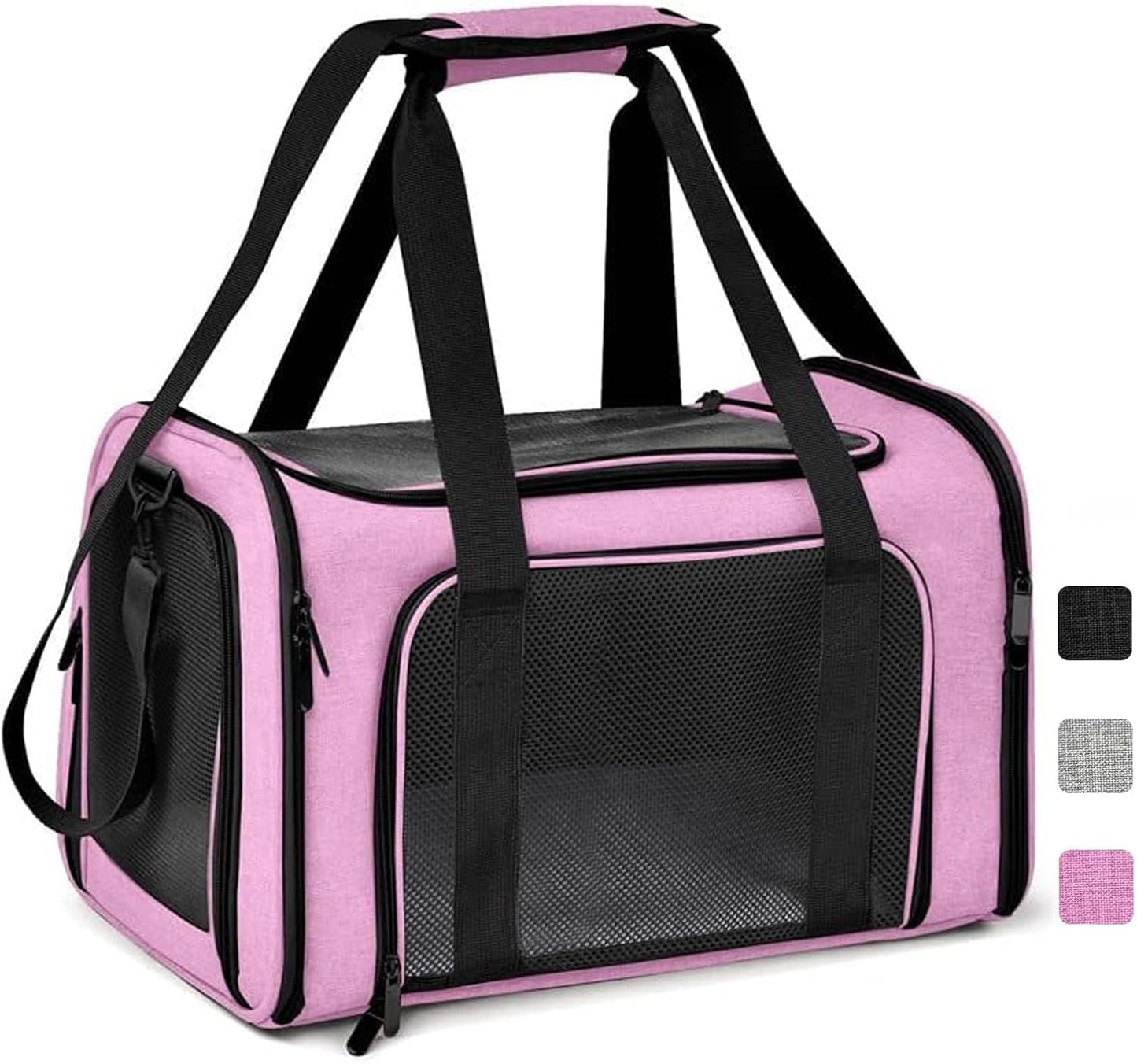 Transporttasche für Katzen, 50 x 34 x 34cm| Rosa