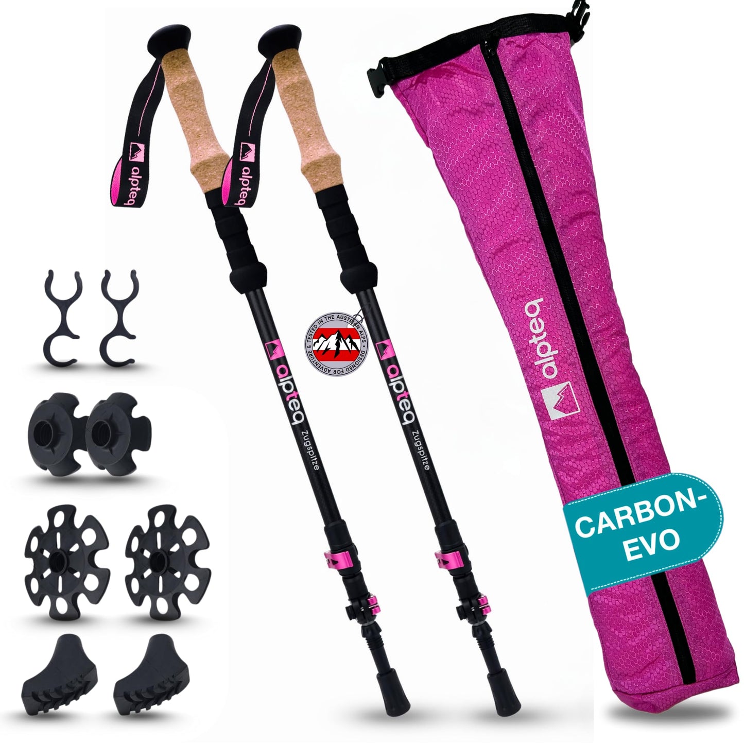 Trekkingstöcke, Pink