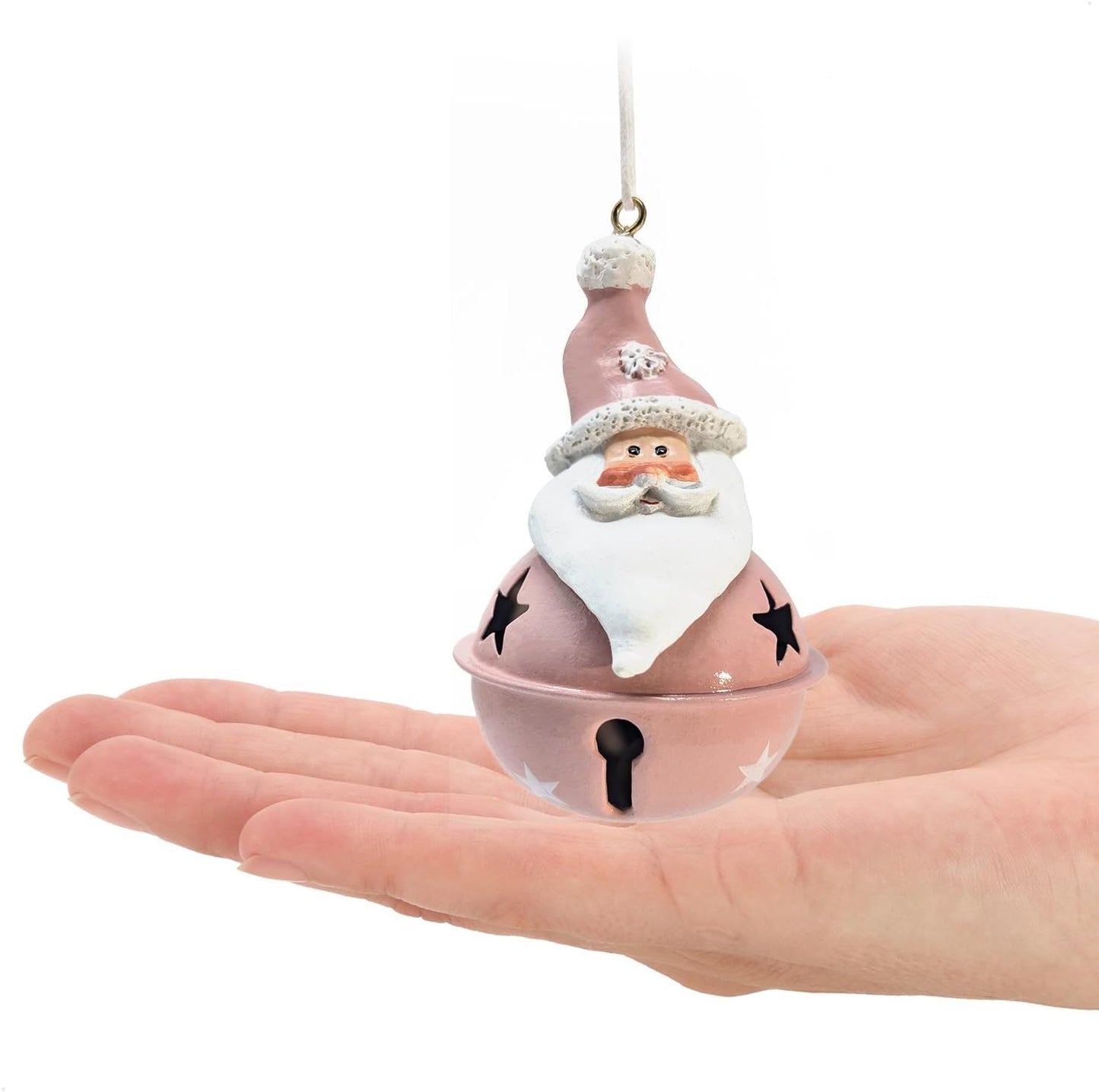 3-teiliges Weihnachtsfiguren-Set, Braun/Grau/Rosa - 3x