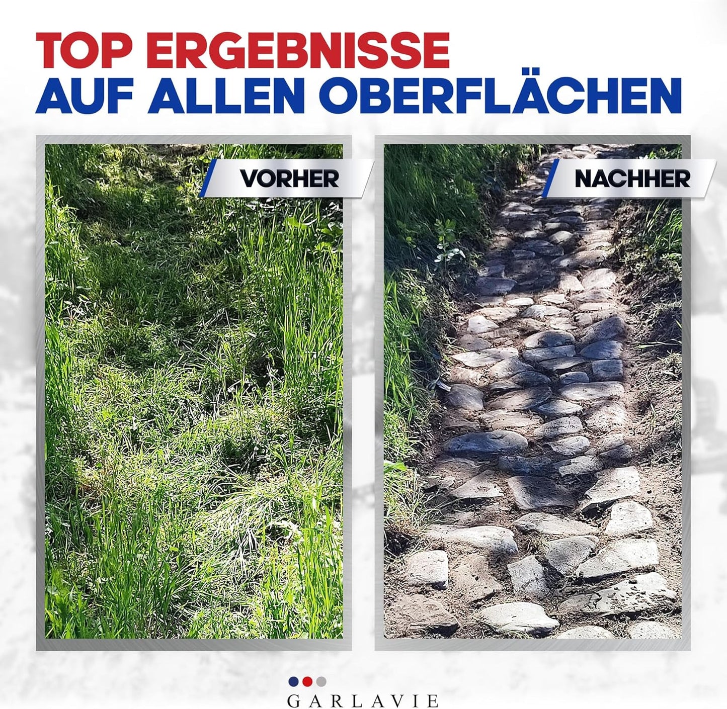Unkrautbürste mit Installationswerkzeug, 1 Stück (Mit Installationswerkzeug)