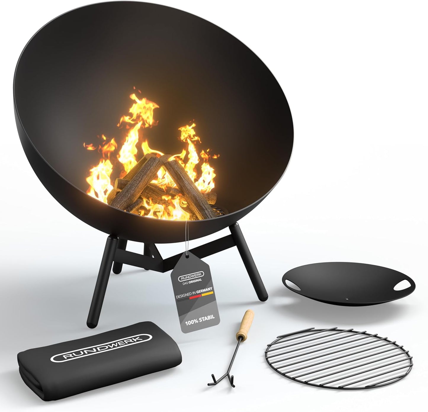 Feuerschale für Garten und Terrasse (60cm)